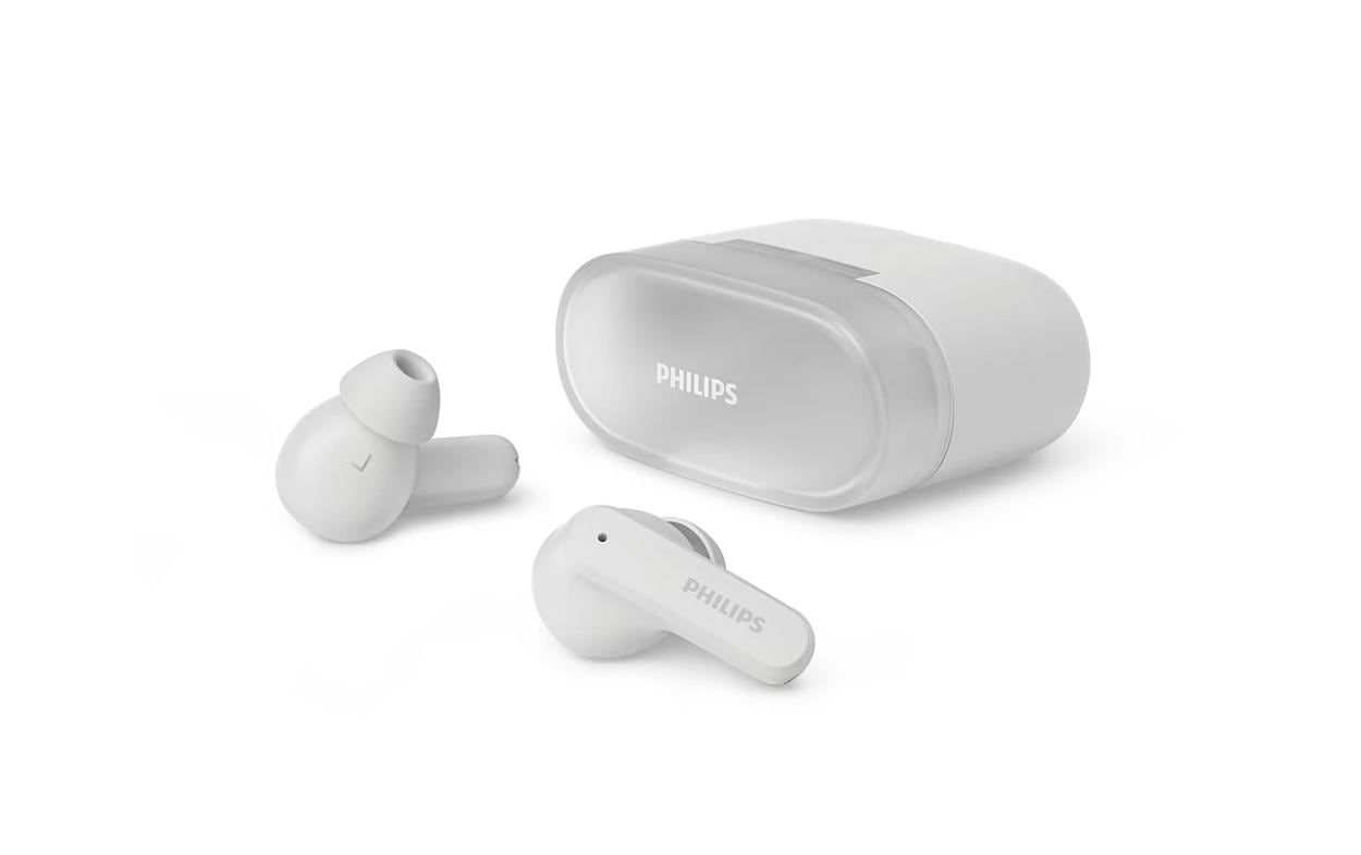 Philips TAT2000WT/00 – True Wireless In-Ear Kopfhörer – Bluetooth 5.4, IPX4 – Weiss – bis 32 h