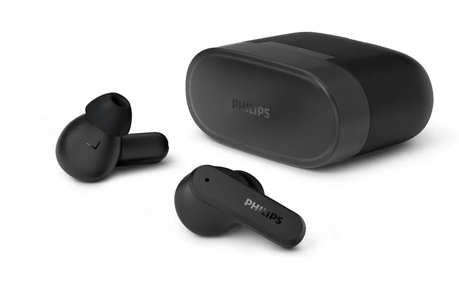 Philips TAT2000BK/00 – True Wireless In-Ear Kopfhörer – Bluetooth, IPX4 – Schwarz – bis 32 h