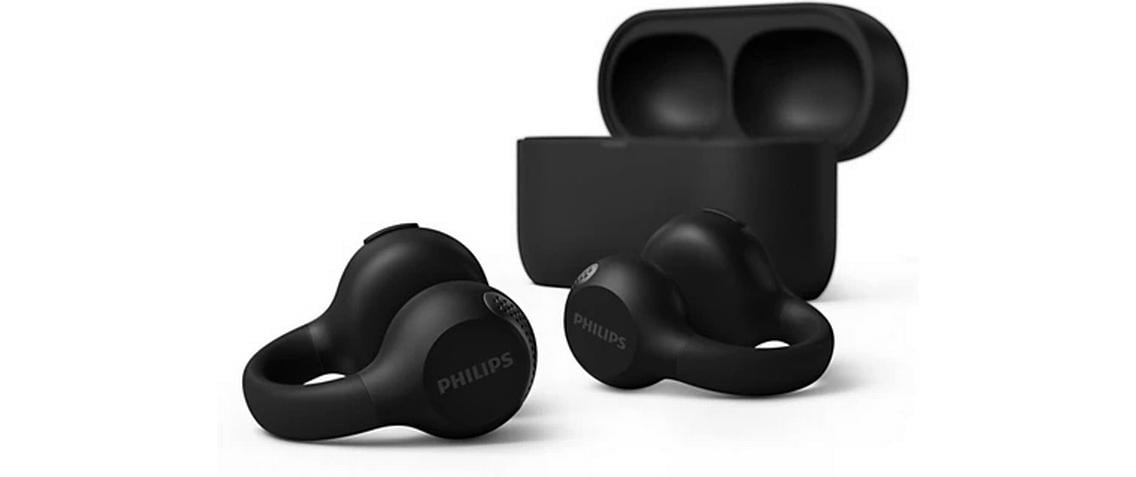 Philips TAQ2000BK/00 – True Wireless In-Ear Kopfhörer – Bluetooth, IPX4 – Schwarz – bis 28 h