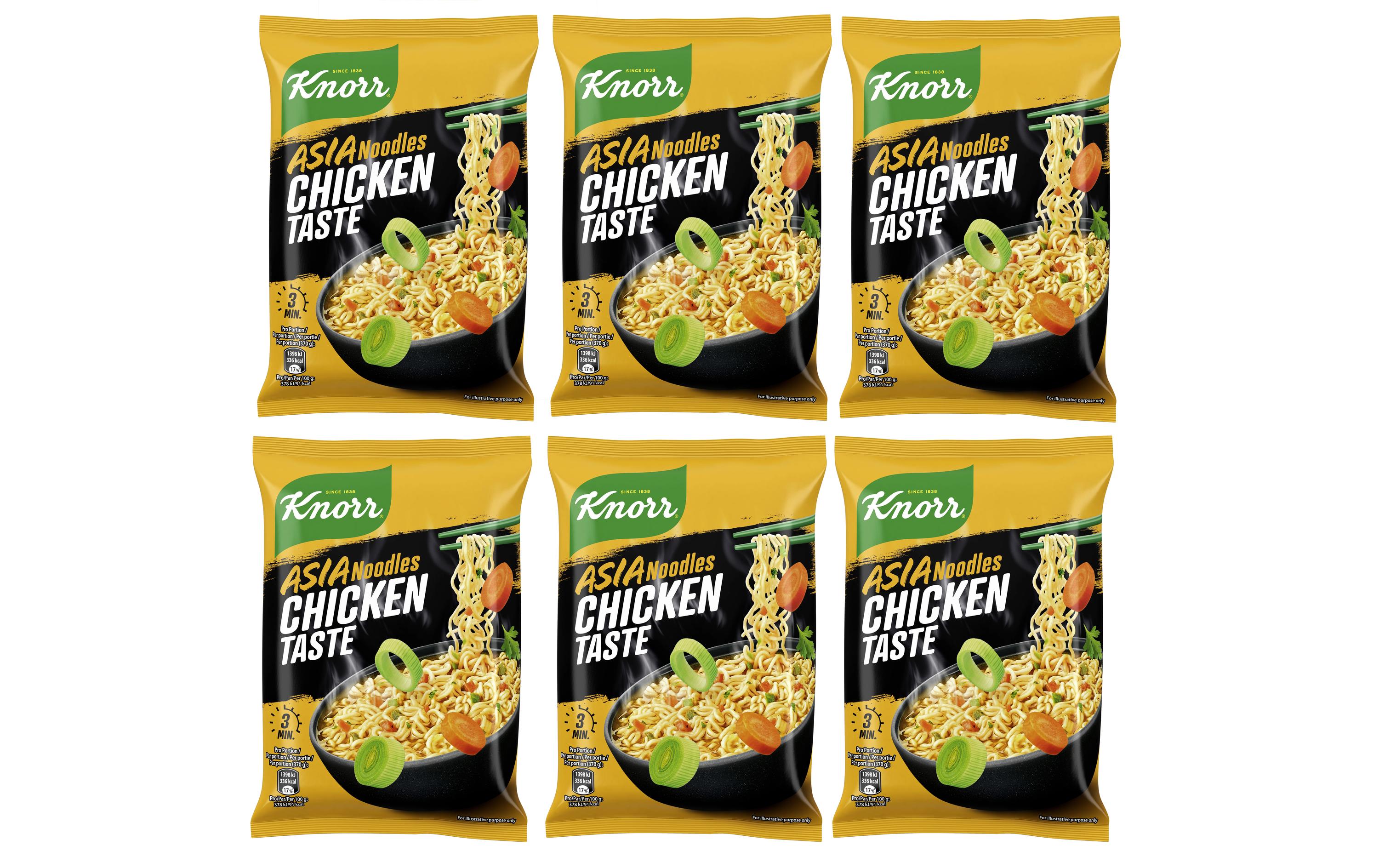 Knorr Asia Instantnudeln Poulet Becher – 420 g