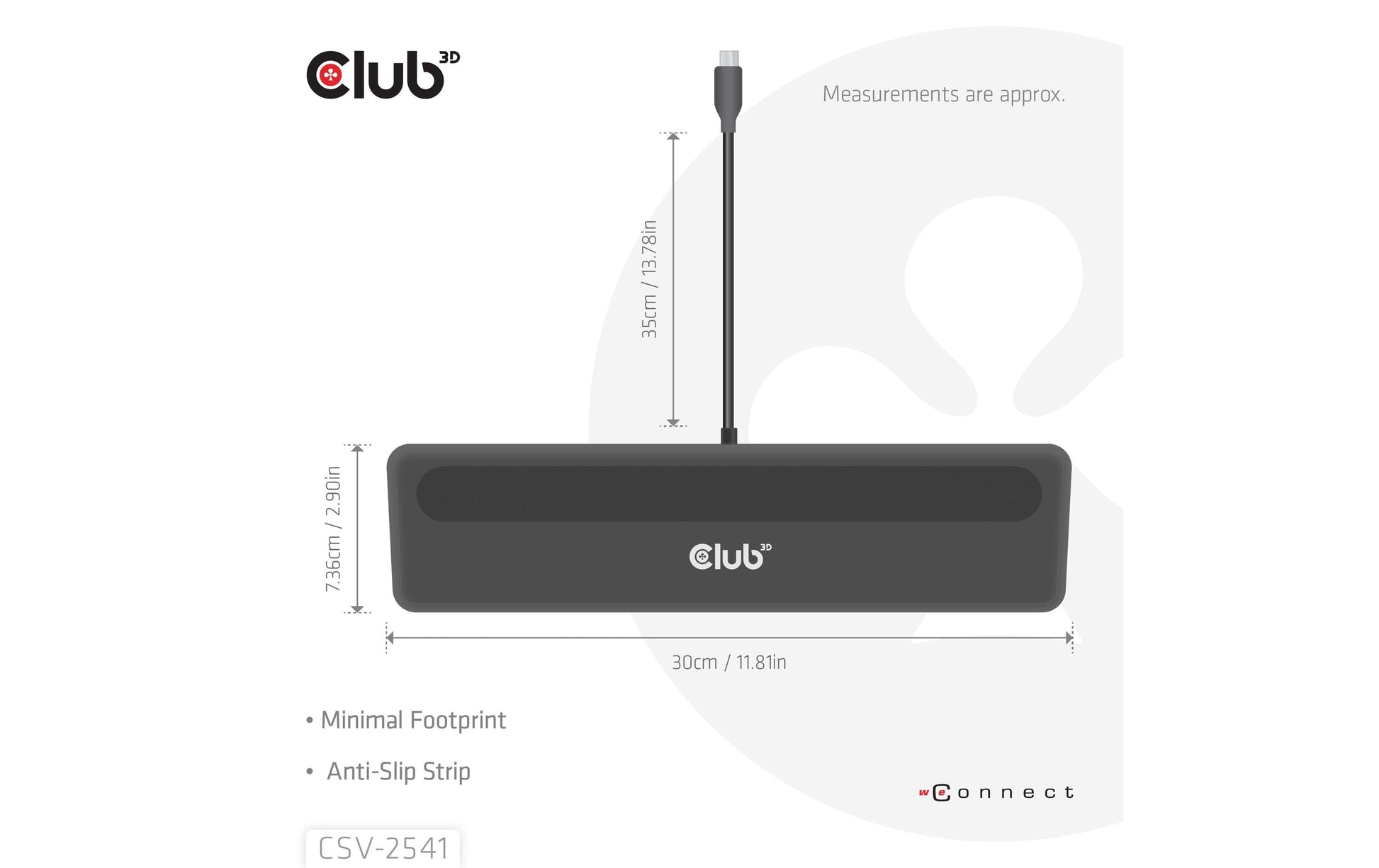 CLUB3D Club 3D CSV-2541 Dockingstation – Thunderbolt 3, 1× DP, 3× HDMI, 6× USB-A, 2× USB-C, für Windows 10/11