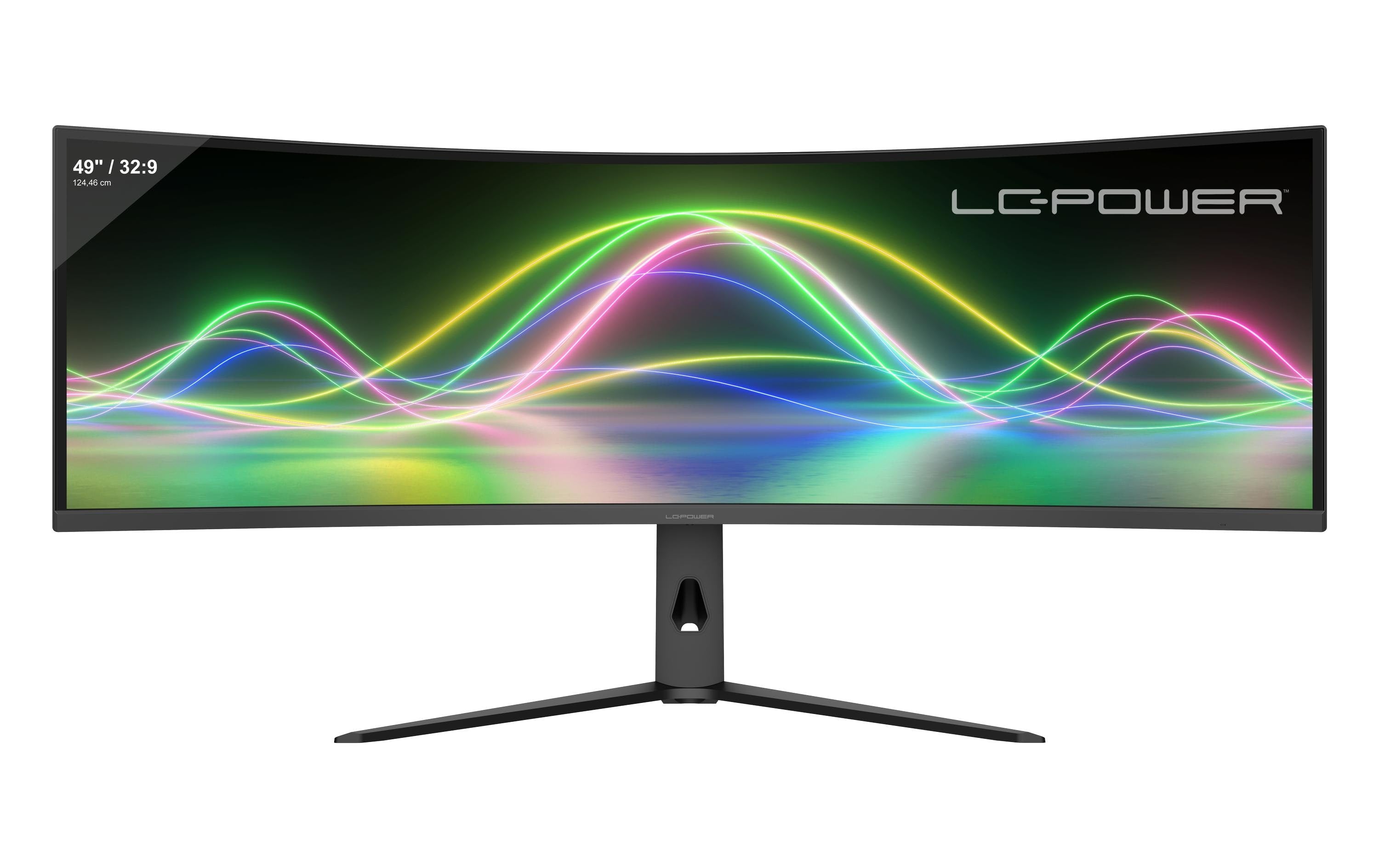 LC-Power LC-M49QCK – Monitor, 49", 5120 × 1440, VA, 120 Hz, Gebogen, Adaptive Sync, Schwarz