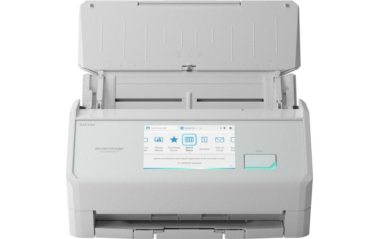 Ricoh ScanSnap iX2500 – Einzugsscanner, A3, Duplex, 45 ppm, ADF 100 Blatt, WLAN