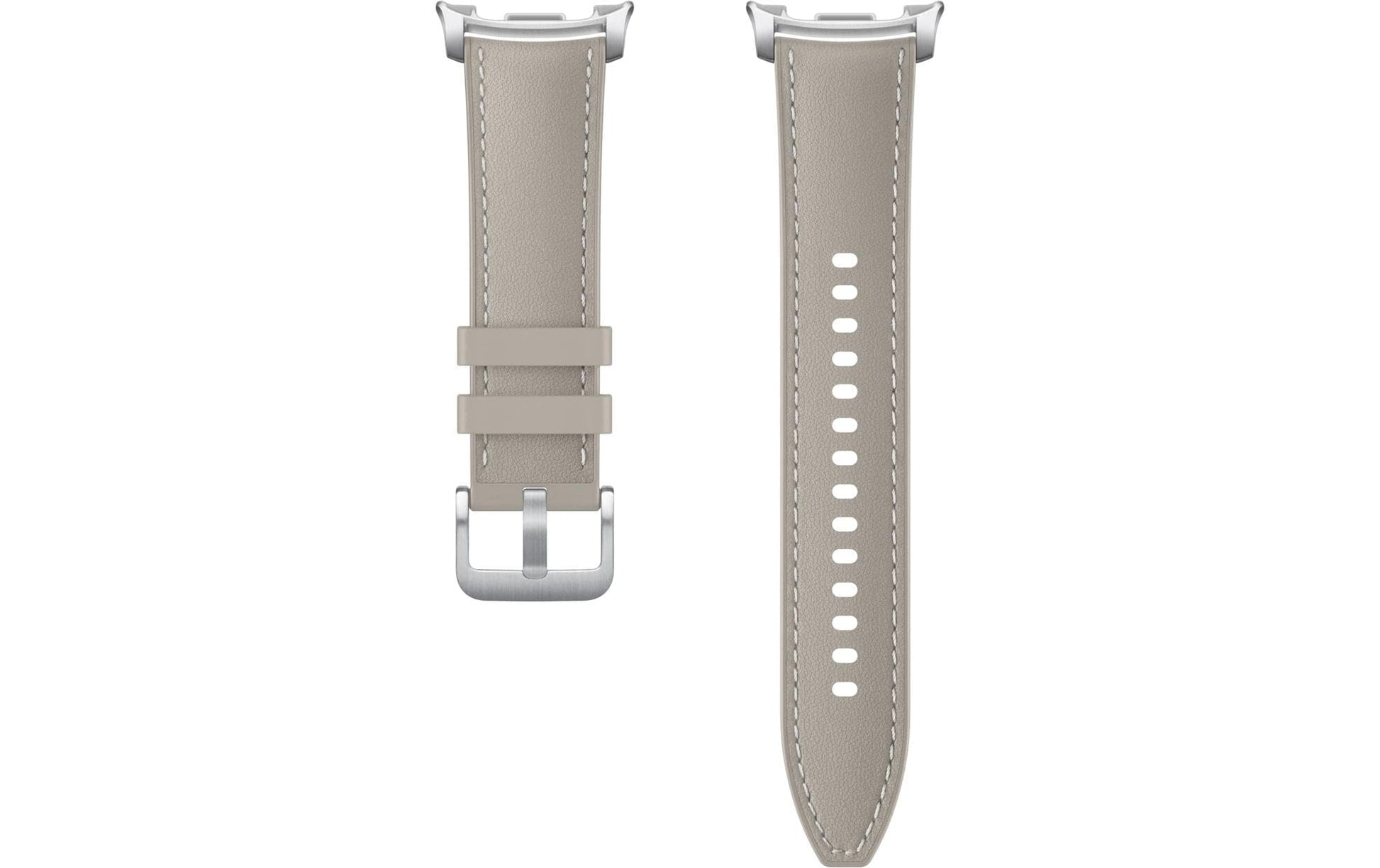 Samsung Watch 8 Hybrid – Armband – für Samsung Watch 8, Taupe, S/M/L, Kunstleder