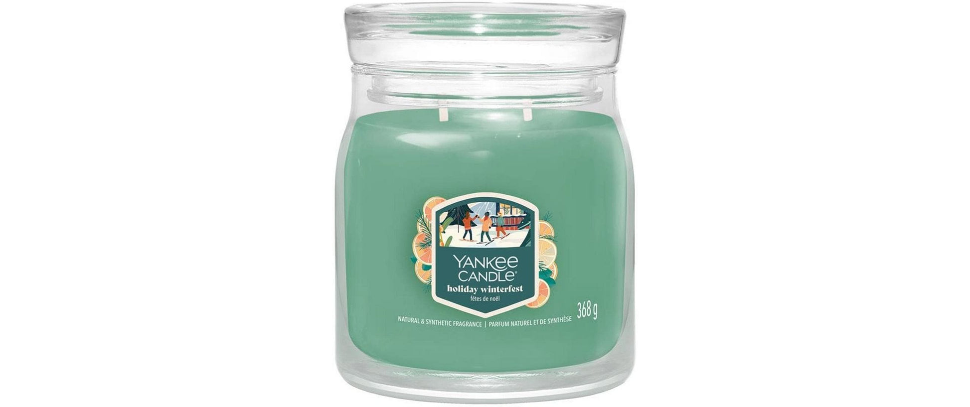 Yankee Candle Holiday Winterfest – Duftkerze, Medium Jar, 35–50 h