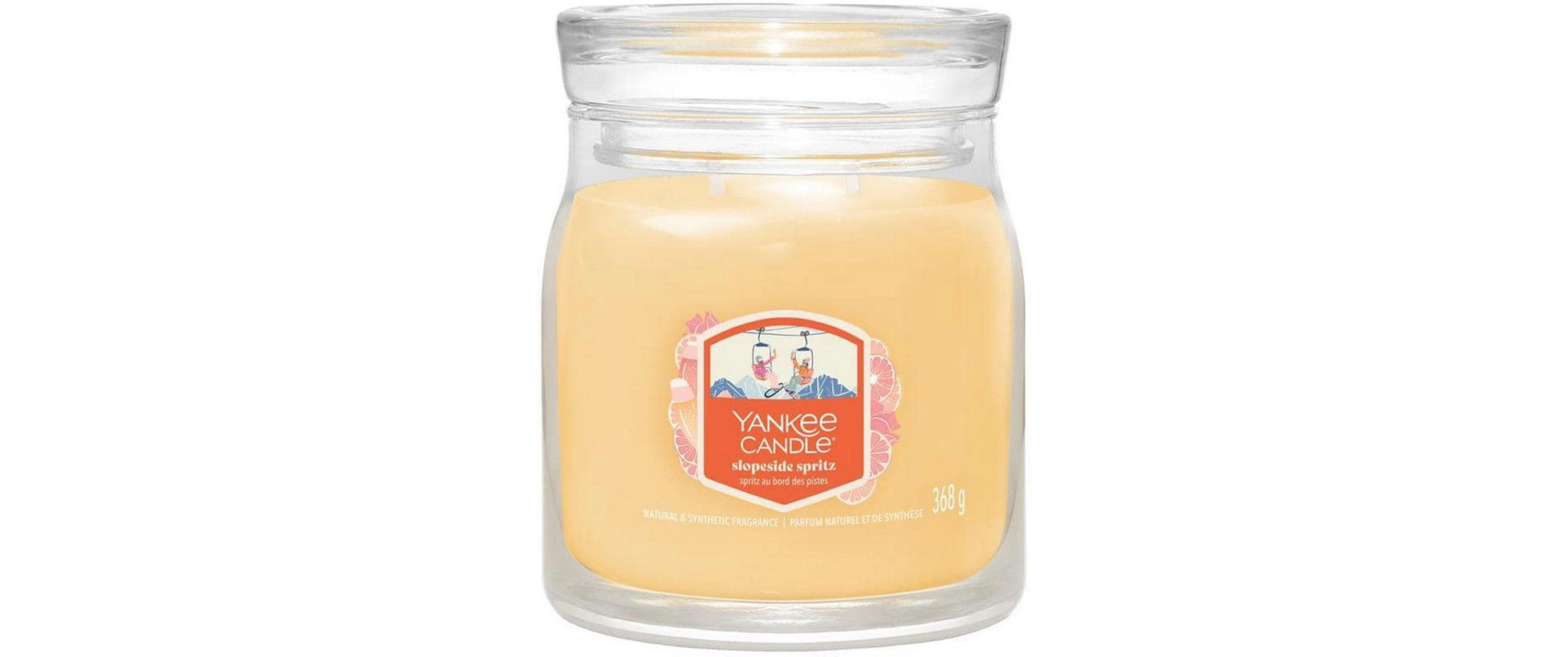 Yankee Candle Slopeside Spritz – Duftkerze, Medium Jar, 35–50 h