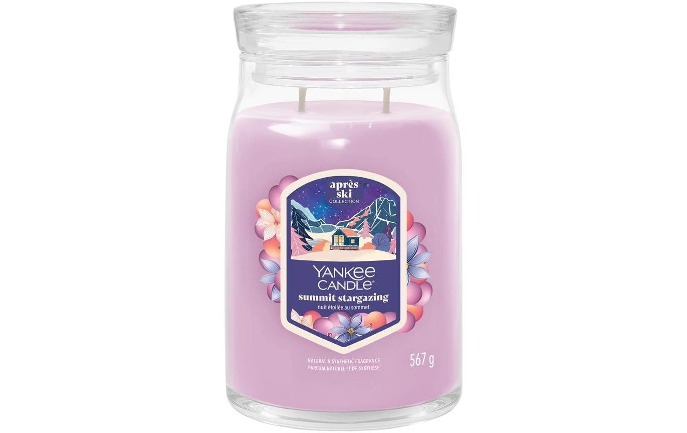 Yankee Candle Duftkerze Summit Stargazing, Violett, Ø 9,9 × 15 cm
