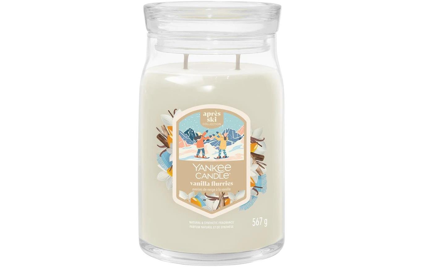 Yankee Candle Duftkerze Vanilla Flurries, Ø 9,9 × 15 cm