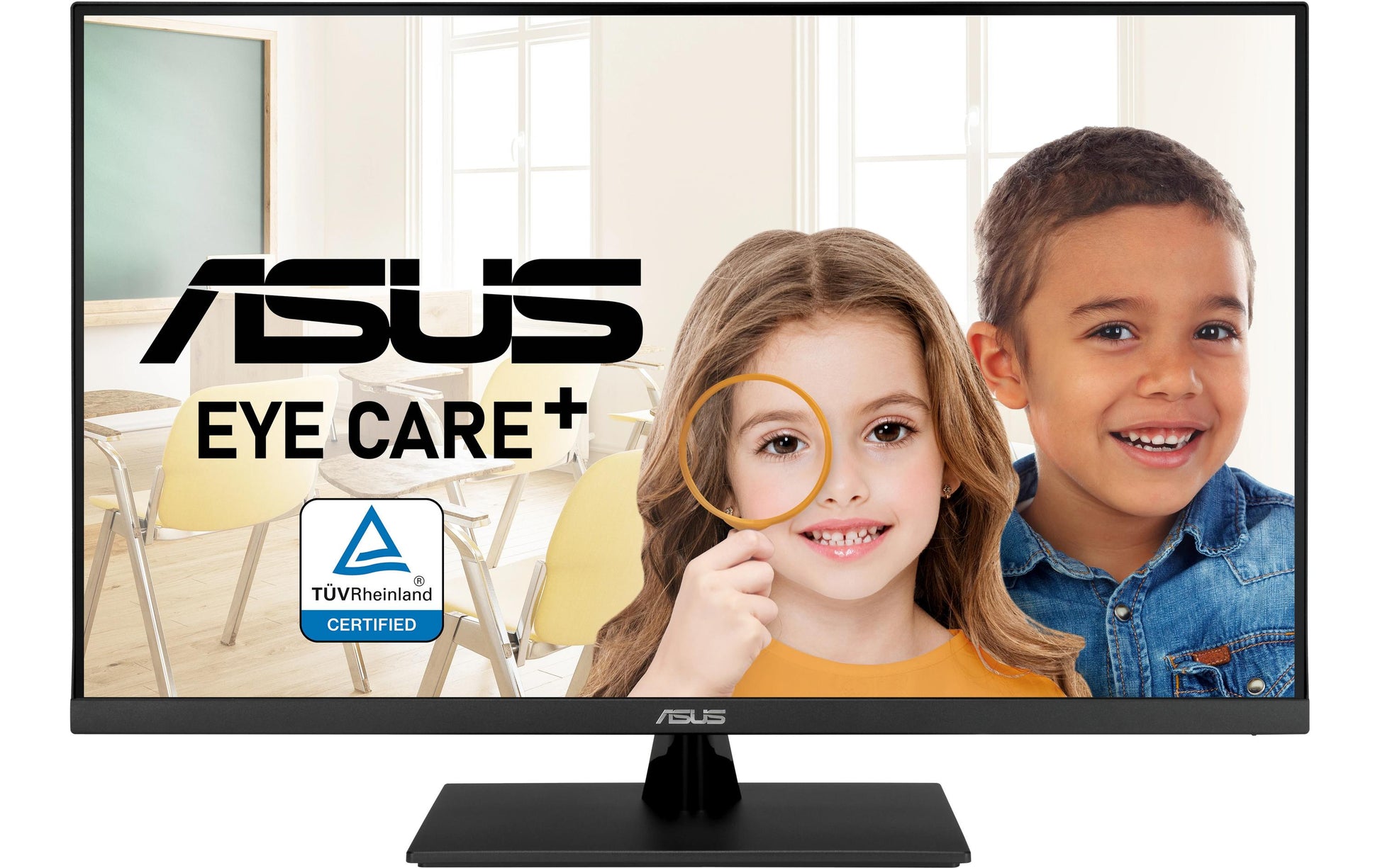 ASUS Eye Care VP327Q – Monitor, 31,5", 3840 × 2160 (UHD 4K), VA, 60 Hz, AdaptiveSync, Lautsprecher
