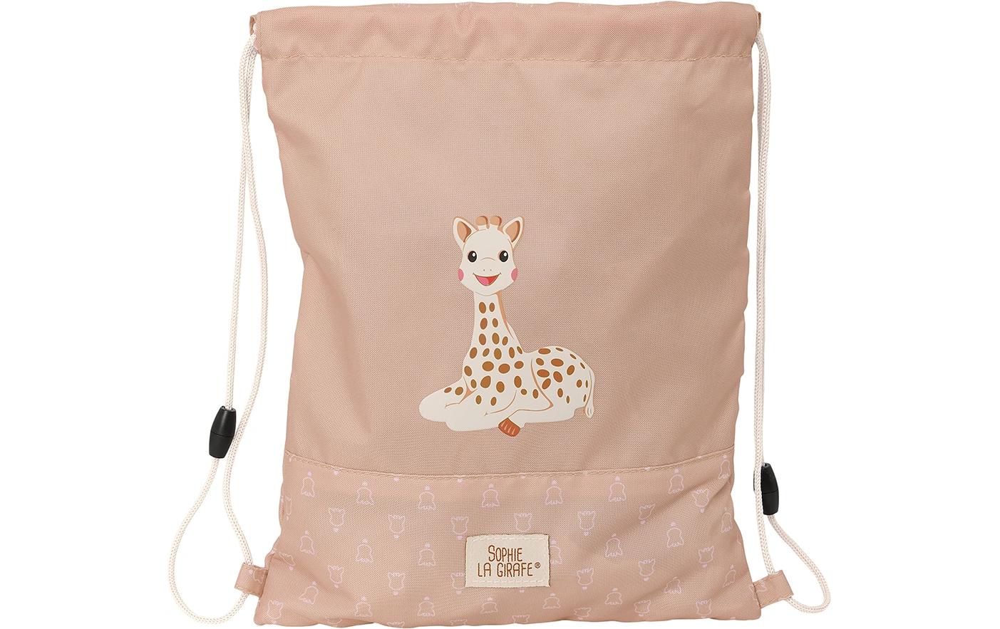 Safta Sportbeutel Sophie la Girafe – 3 l, braun, 26 × 34 cm