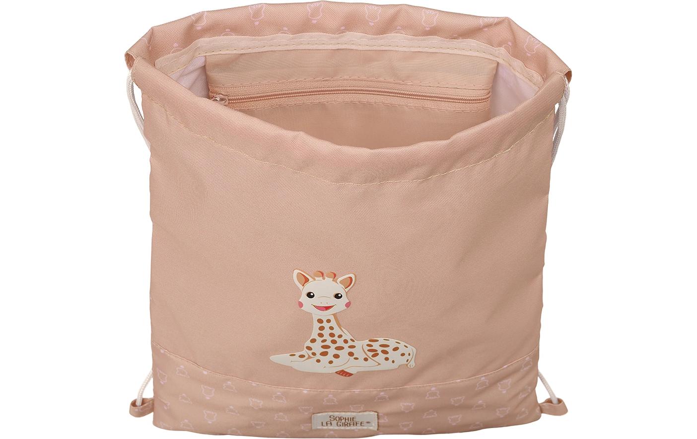Safta Sportbeutel Sophie la Girafe – 3 l, braun, 26 × 34 cm