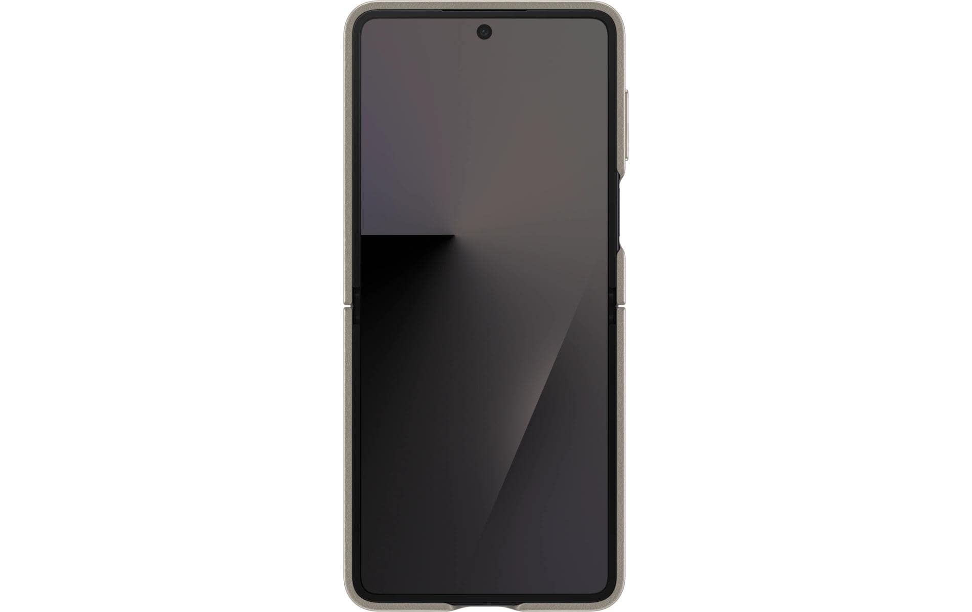 Samsung Backcover – für Samsung Galaxy Z Flip7 – Taupe – Silikon