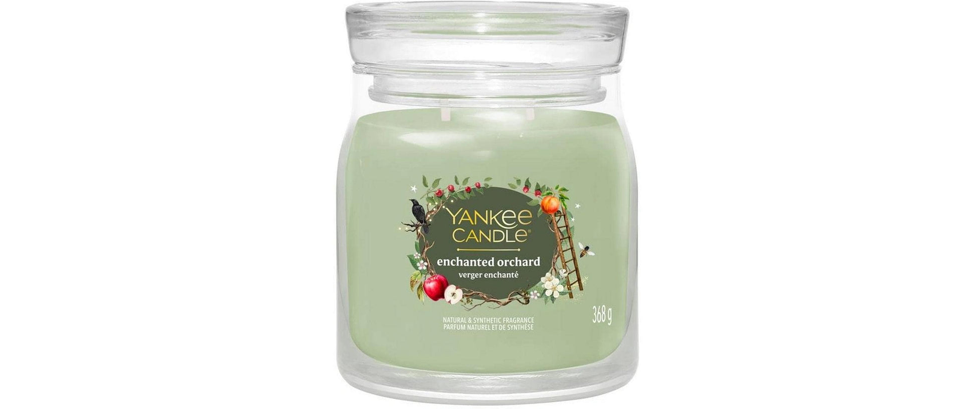 Yankee Candle Duftkerze – Enchanted Orchard – Ø 9,4 × 11,4 cm – ca. 50 h