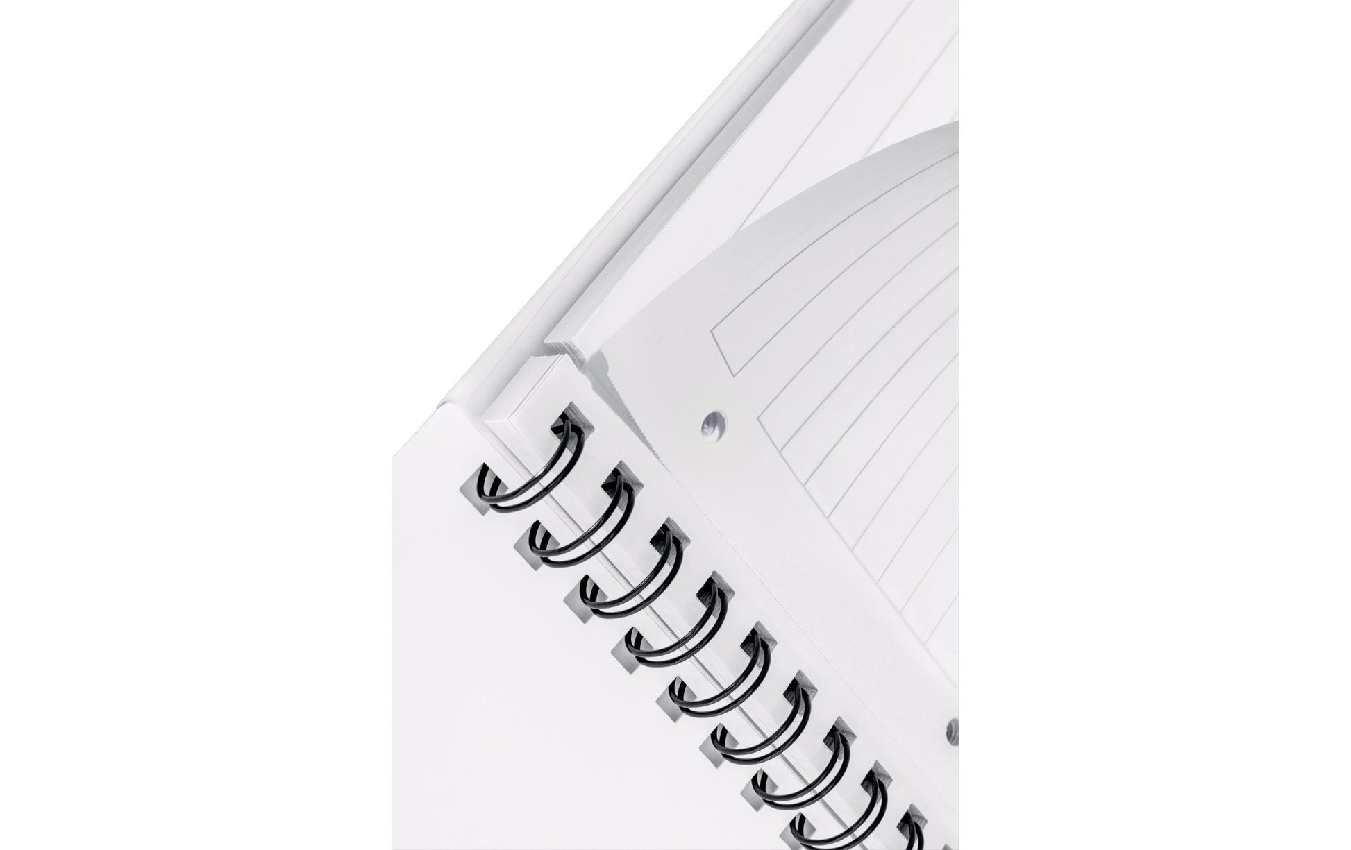 Leitz Collegeblock – A5 – 4-fach gelocht, mikroperforiert, Einstecktasche, Stiftschlaufe, weiss, FSC