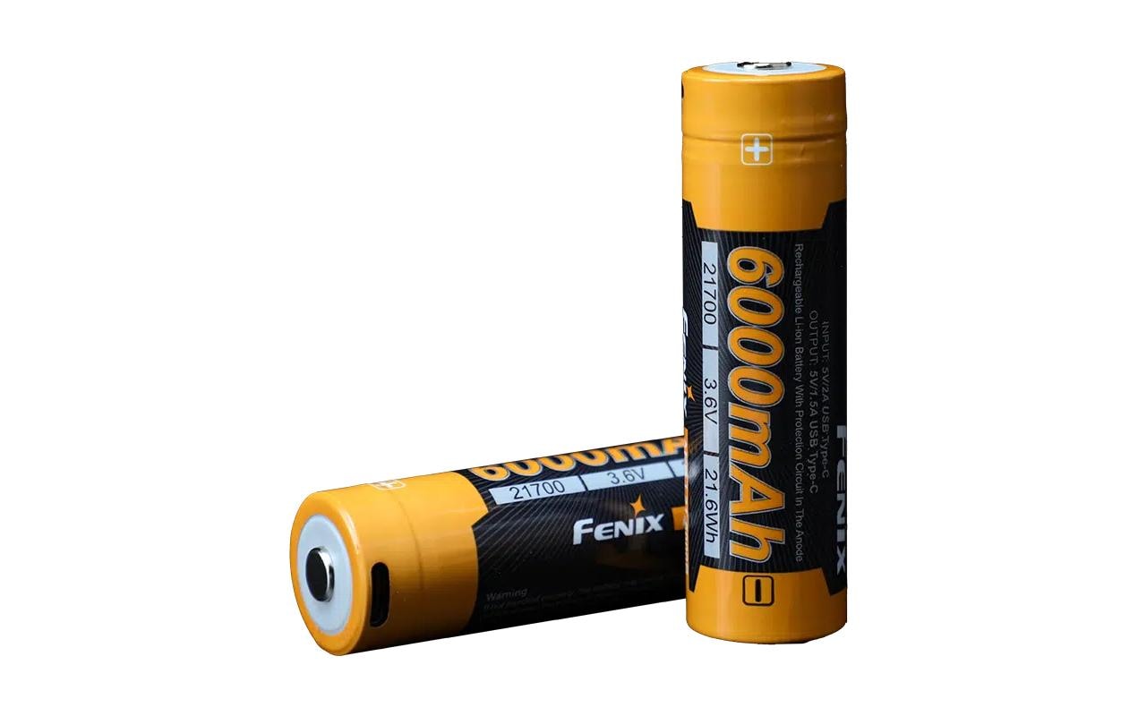 Fenix 21700 Akku, Li-Ion, 6000 mAh, 3,6 V