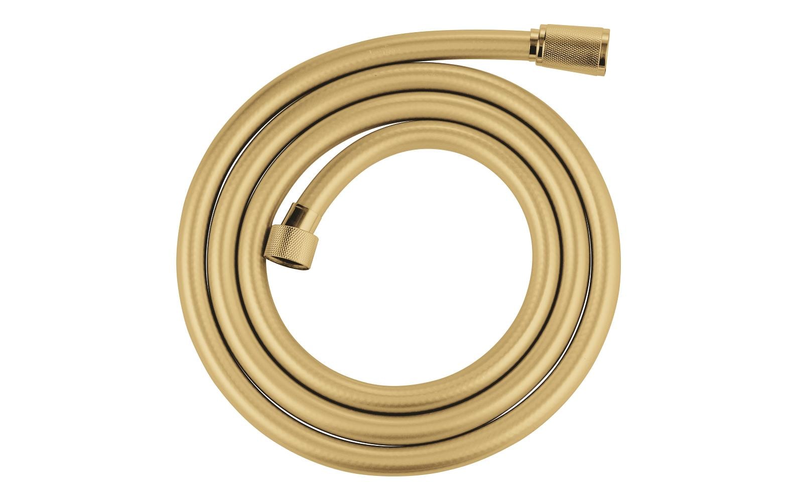 GROHE Silverflex TwistStop Duschschlauch – 175 cm, Kunststoff, Anschluss 1/2", Gold