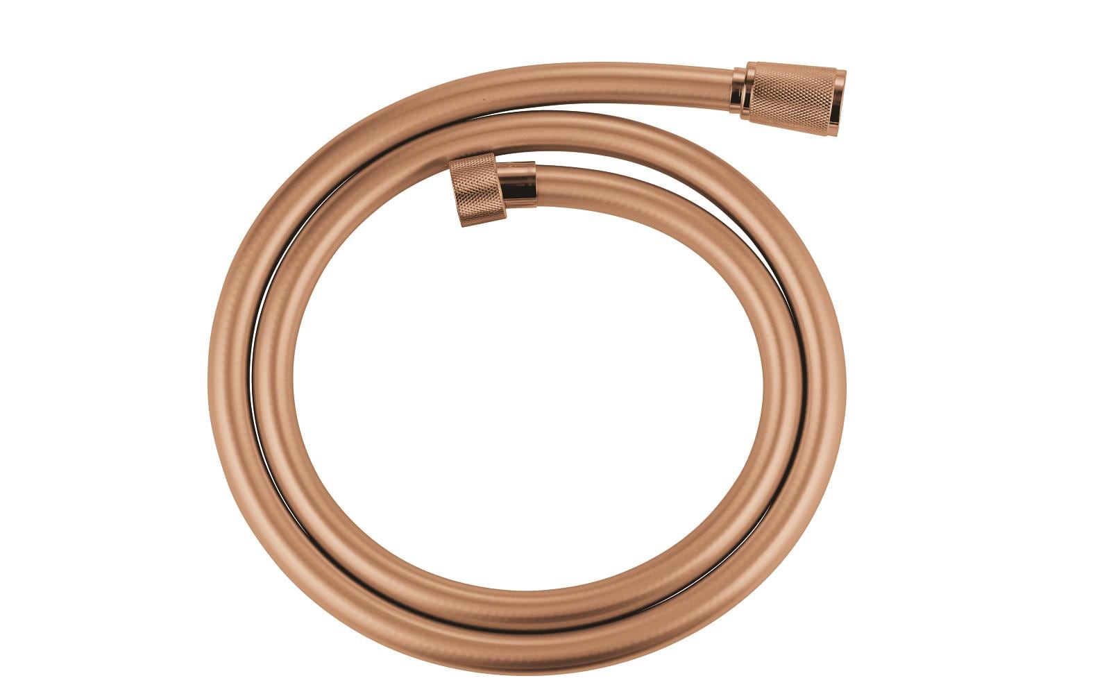 GROHE Silverflex Brauseschlauch – 125 cm, Kunststoff, Anschluss 1/2", Orange