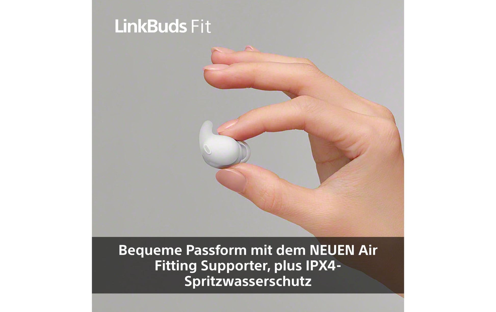 Sony LinkBuds Fit WF-LS910 TWS In-Ear – ANC, mit Ladecase, Weiss, BT 5.3