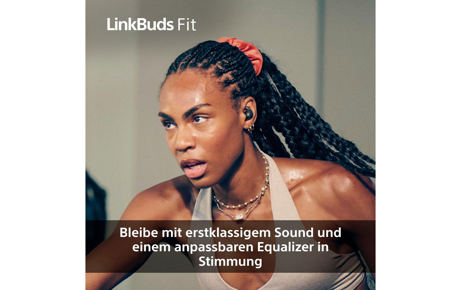 Sony LinkBuds Fit WF-LS910 TWS In-Ear – ANC, mit Ladecase, Weiss, BT 5.3