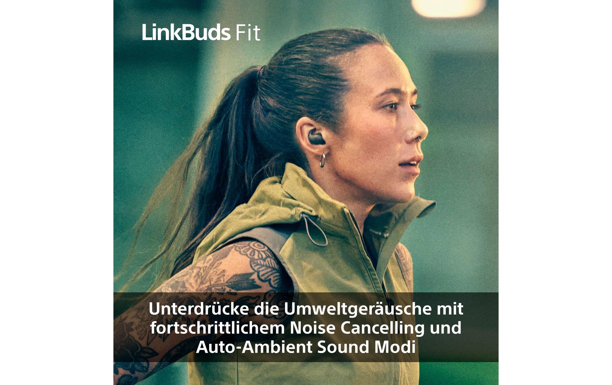 Sony LinkBuds Fit WF-LS910 TWS In-Ear – ANC, mit Ladecase, Weiss, BT 5.3