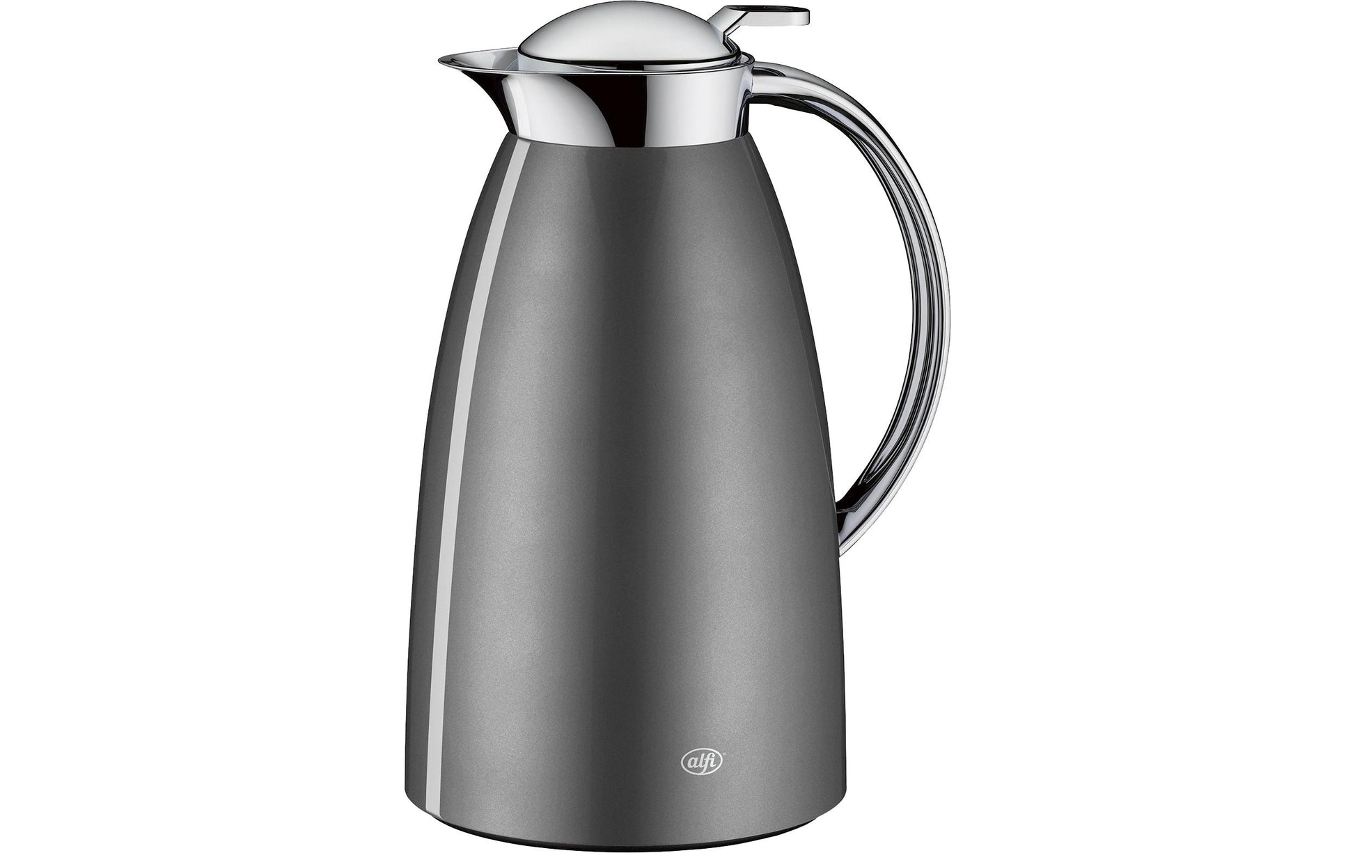 Alfi Thermoskanne Gusto – 1,0 l, Edelstahl, Grau