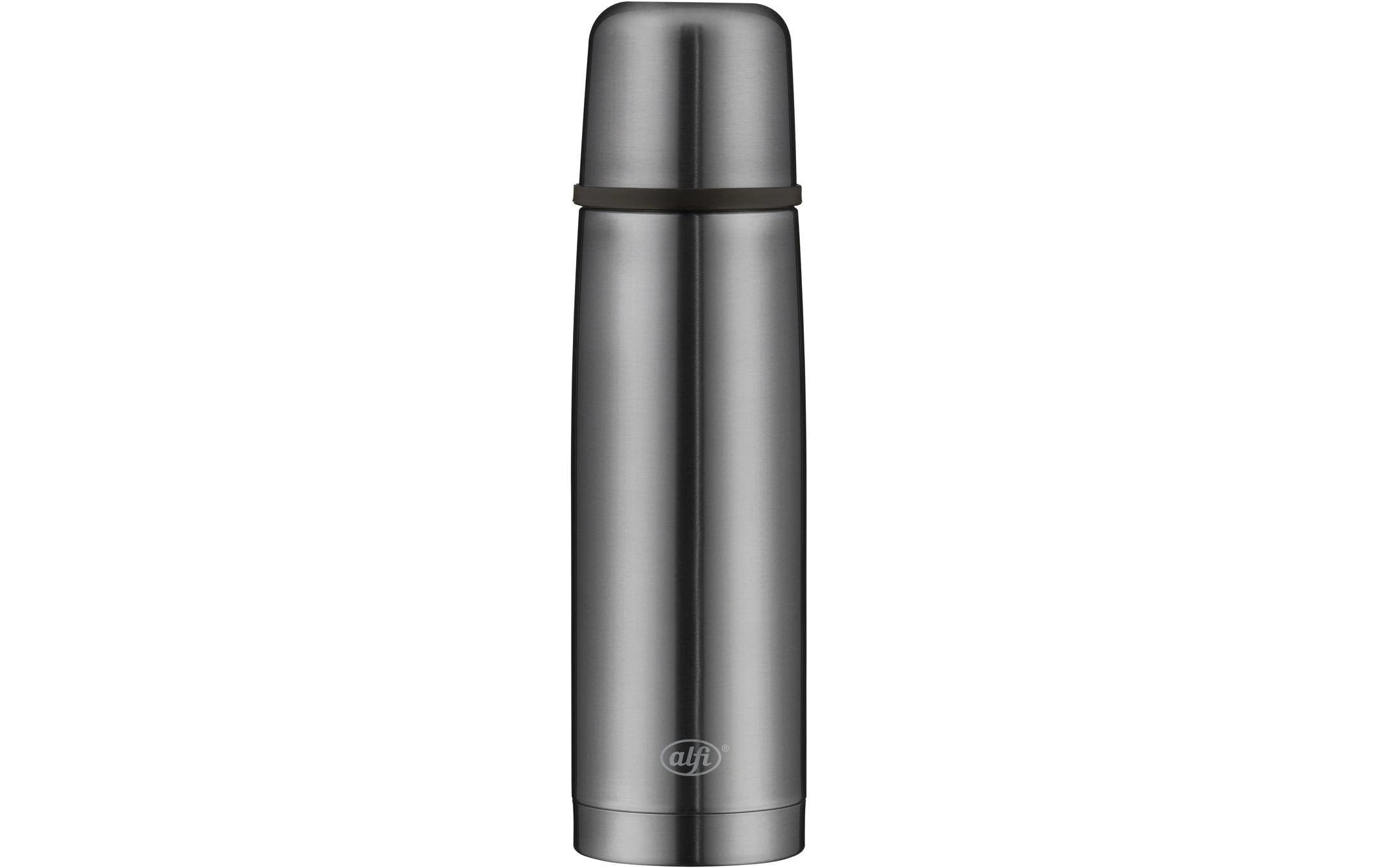 Alfi Therm Perf. Isolierflasche 500 ml – doppelwandig, Edelstahl, Dunkelgrau