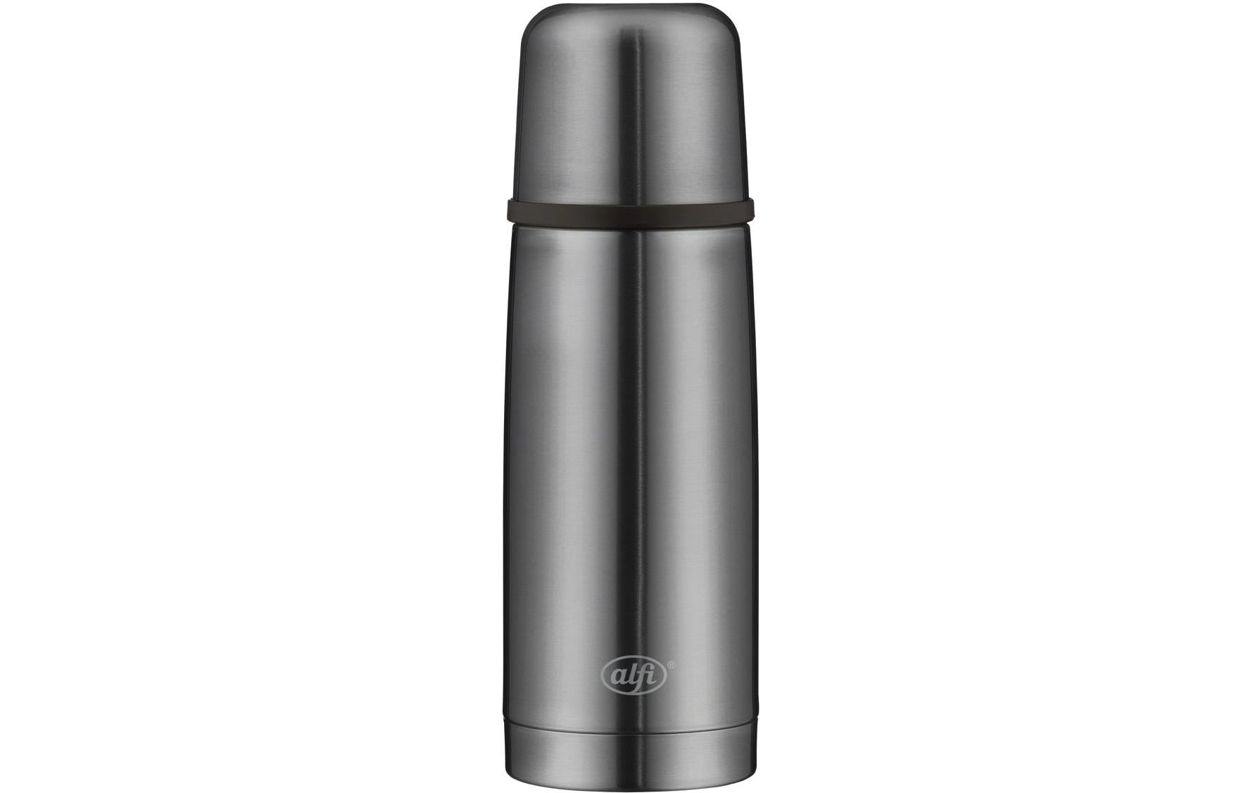 Alfi Isolierflasche 350 ml – doppelwandig, Edelstahl, Dunkelgrau