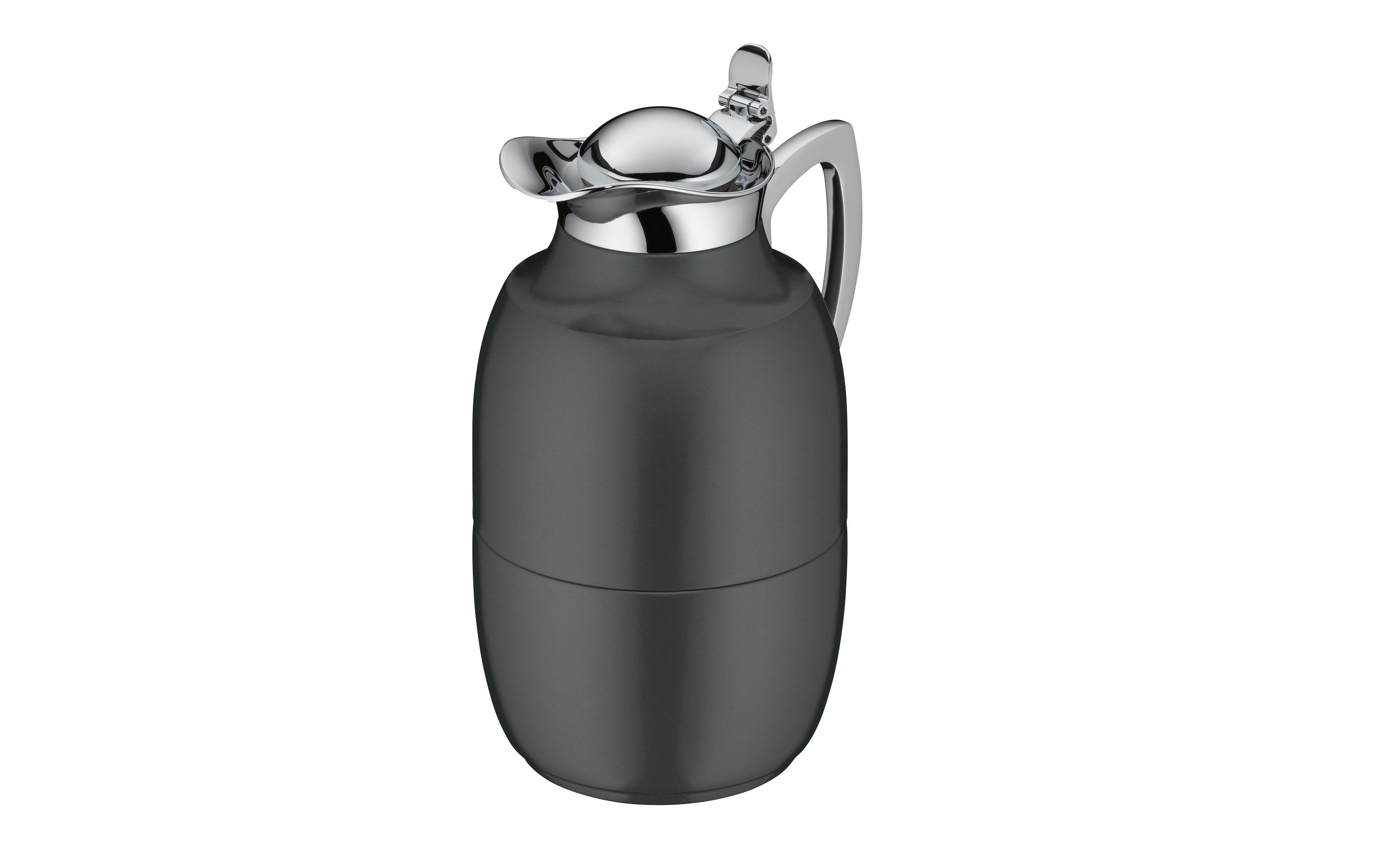 Alfi Thermoskanne Juwel – 1 l, Edelstahl, Schwarz matt