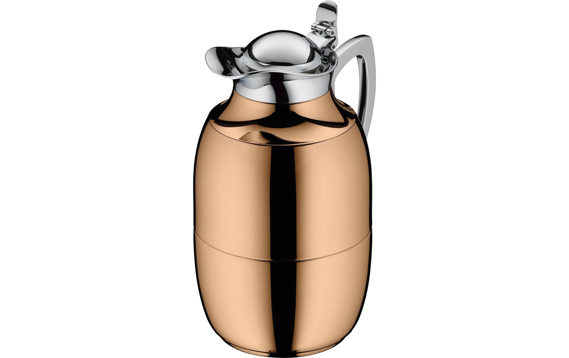 Alfi Thermoskanne – 1 l, H 25,0 cm, Edelstahl, Bronze, mit Deckel (ABS)