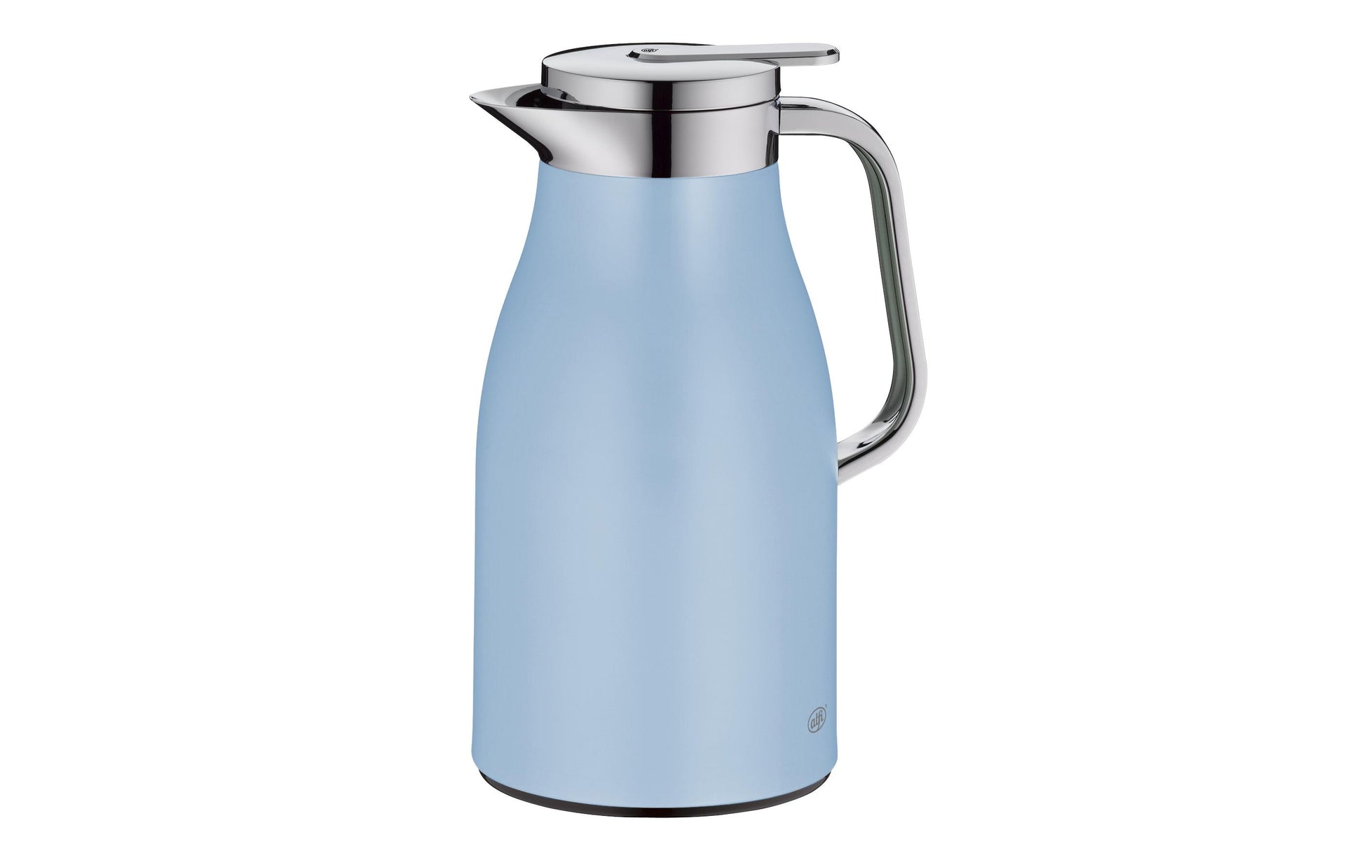 Alfi Thermoskanne Skyline – 1,0 l, H 21,5 cm, Edelstahl, Hellblau