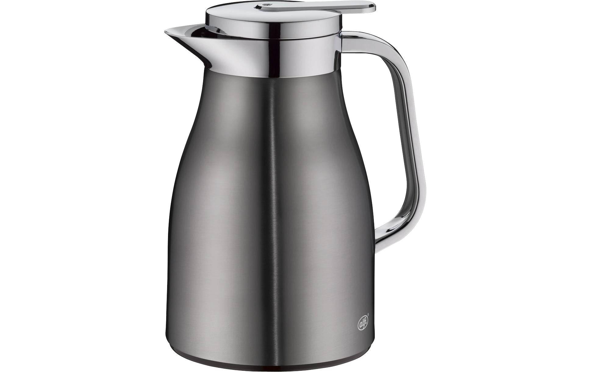 Alfi Thermoskanne – 650 ml, H 21,5 cm, Edelstahl, Grau, mit Deckel, vakuumisoliert, BPA-frei