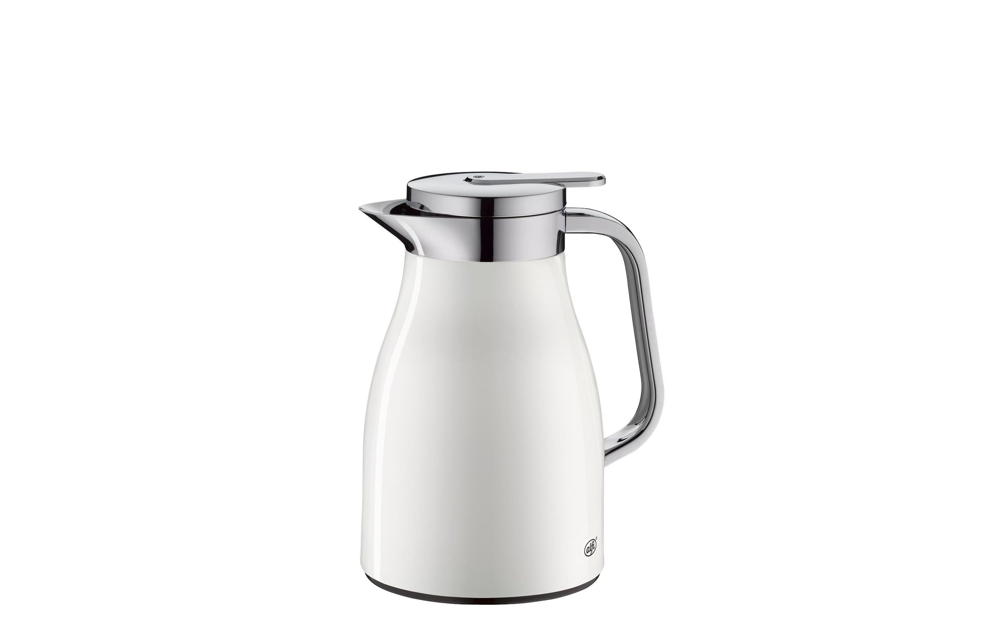 Alfi Thermoskanne Skyline – 650 ml, Edelstahl, Weiss matt, mit Deckel, vakuumisoliert, BPA-frei