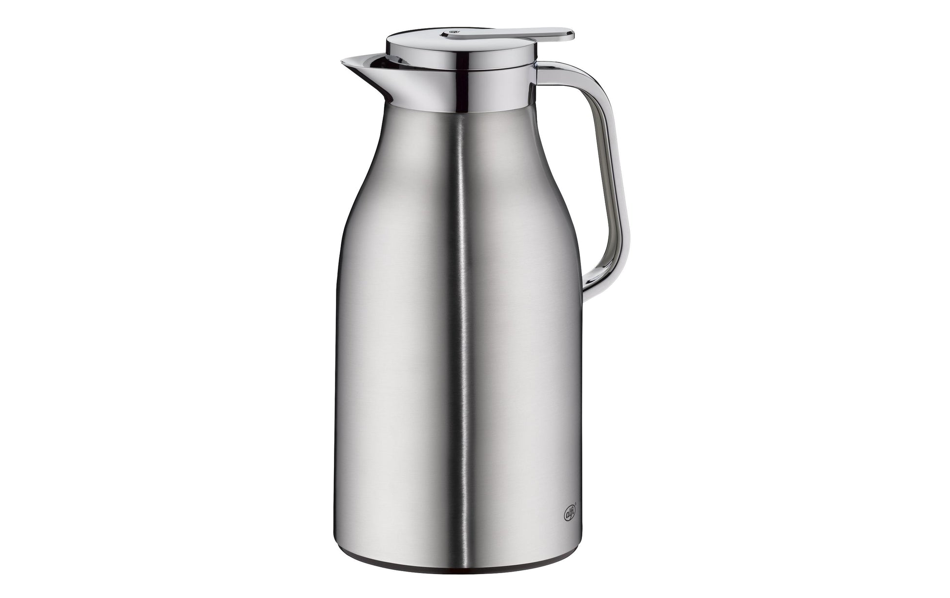 Alfi Thermoskanne Skyline – 1,5 l, 13,8 × 17,0 × 30,5 cm, Edelstahl/PP, Silber, vakuumisoliert, BPA-frei