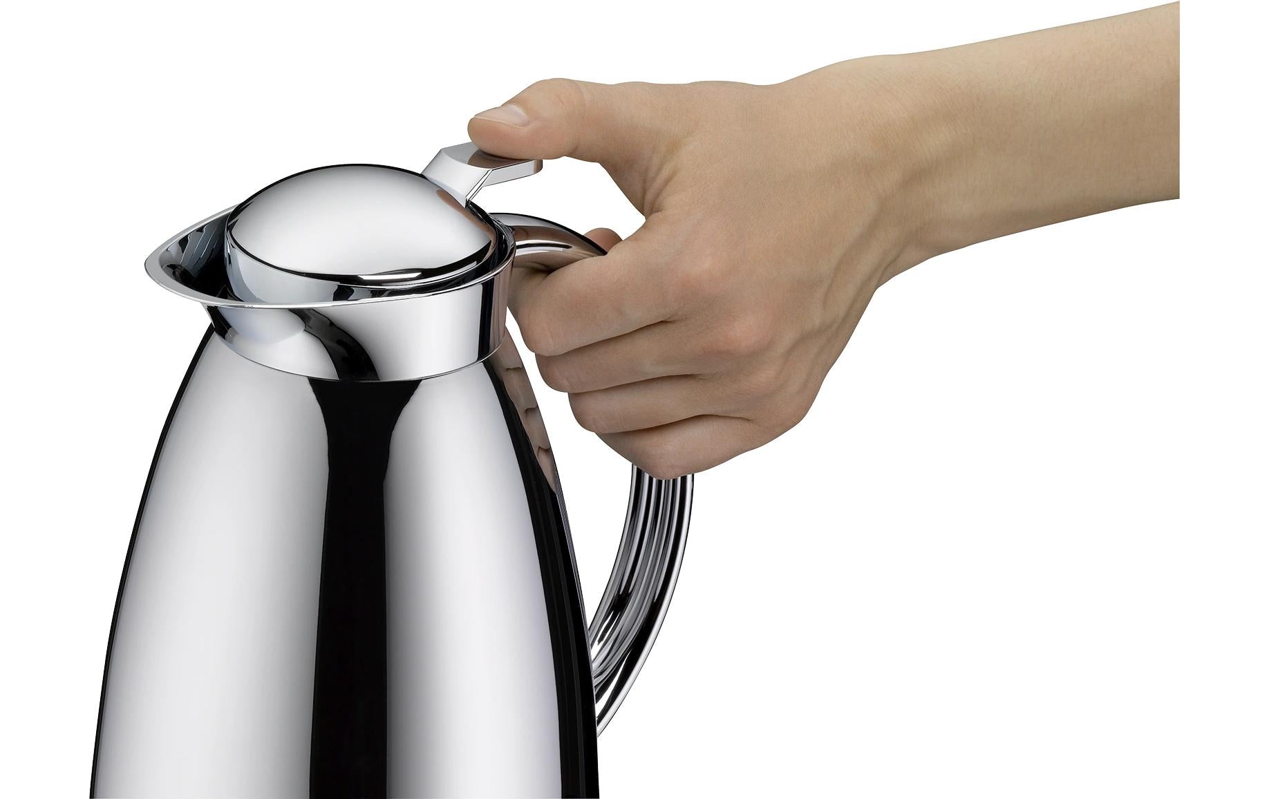 Alfi Thermoskanne Gusto – 1 l, Edelstahl, Silber