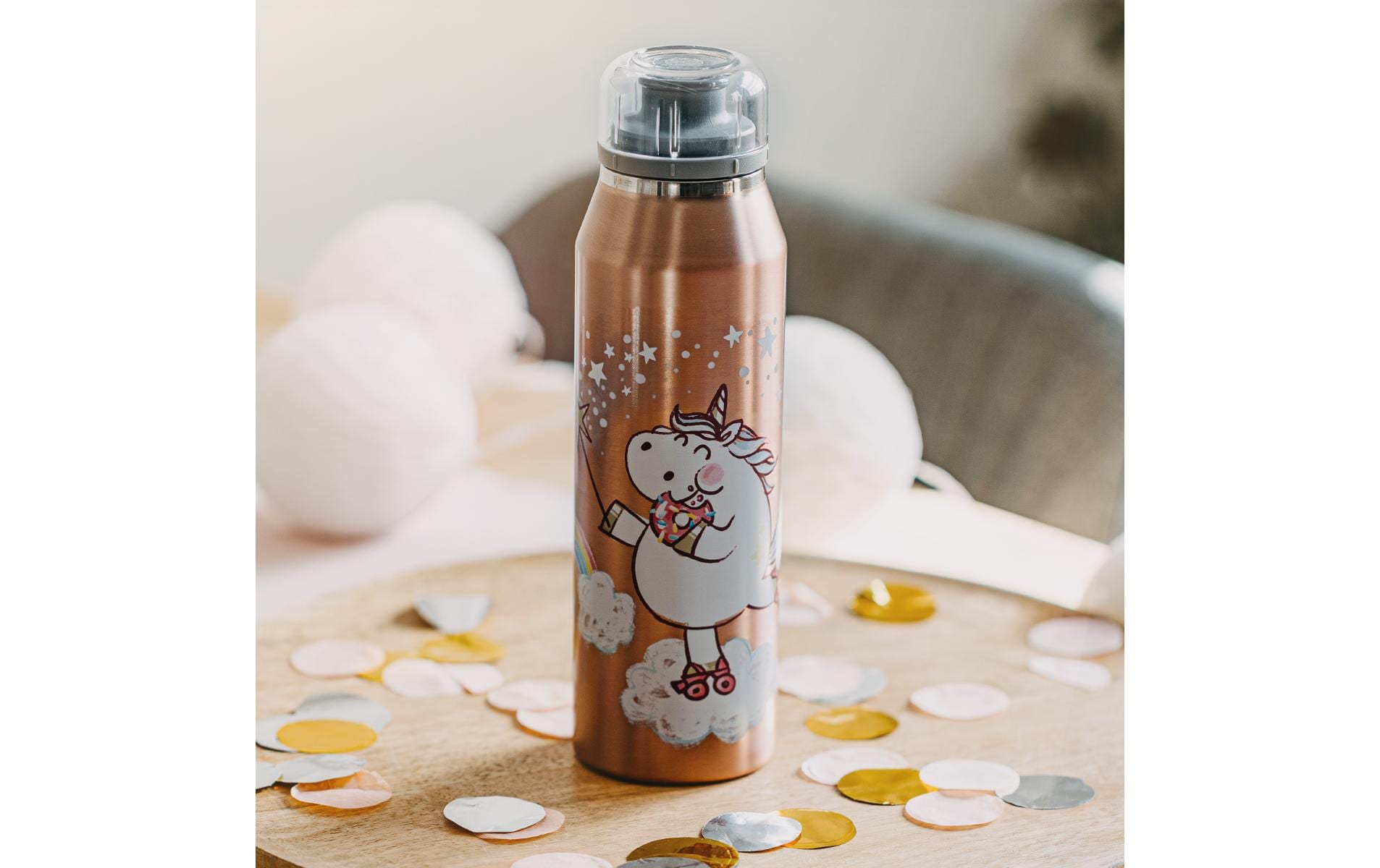 Alfi Isolierflasche 500 ml – Doppelwandig, Edelstahl, Schraubdeckel