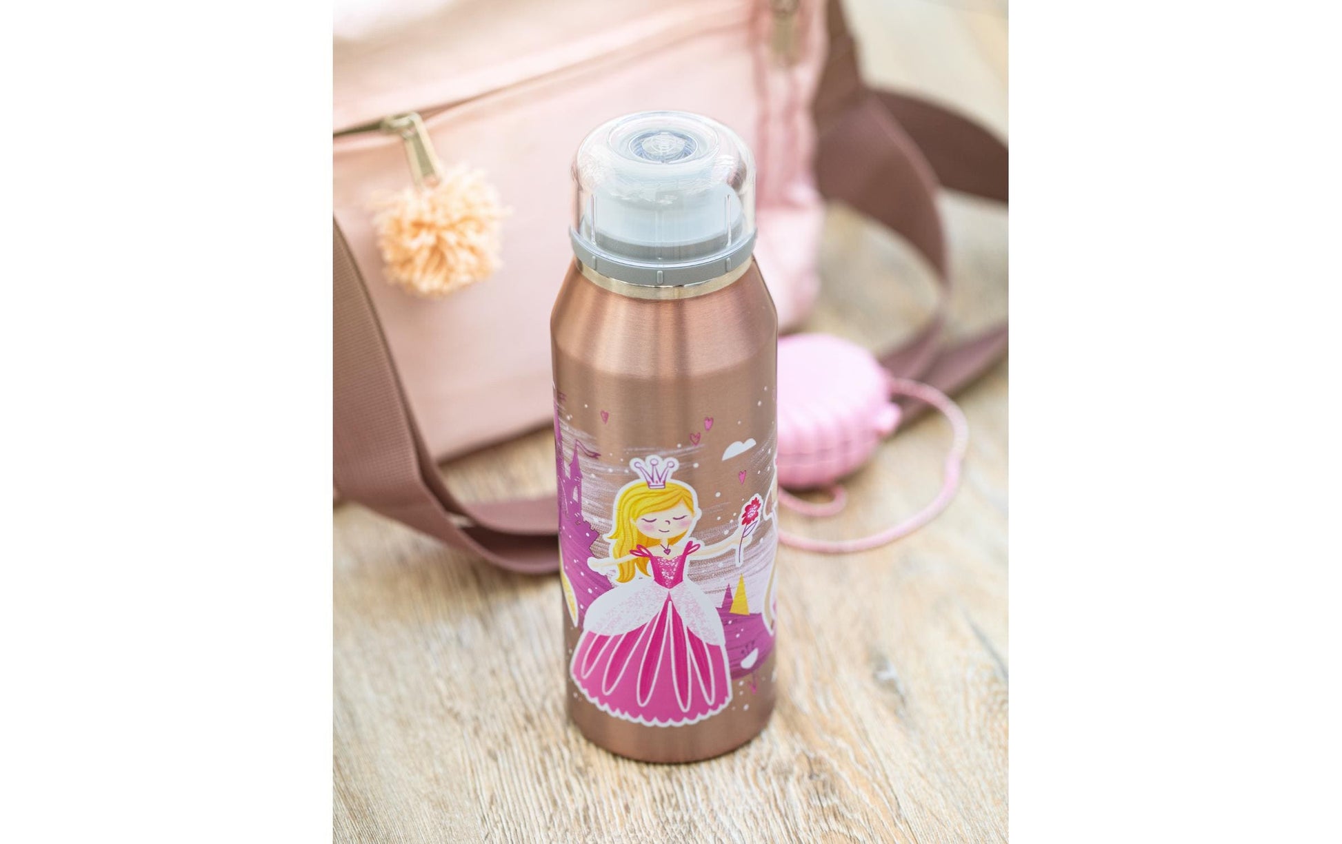 Alfi Kids Isolierflasche 350 ml – Doppelwandig, Edelstahl, Schraubdeckel, Rosa