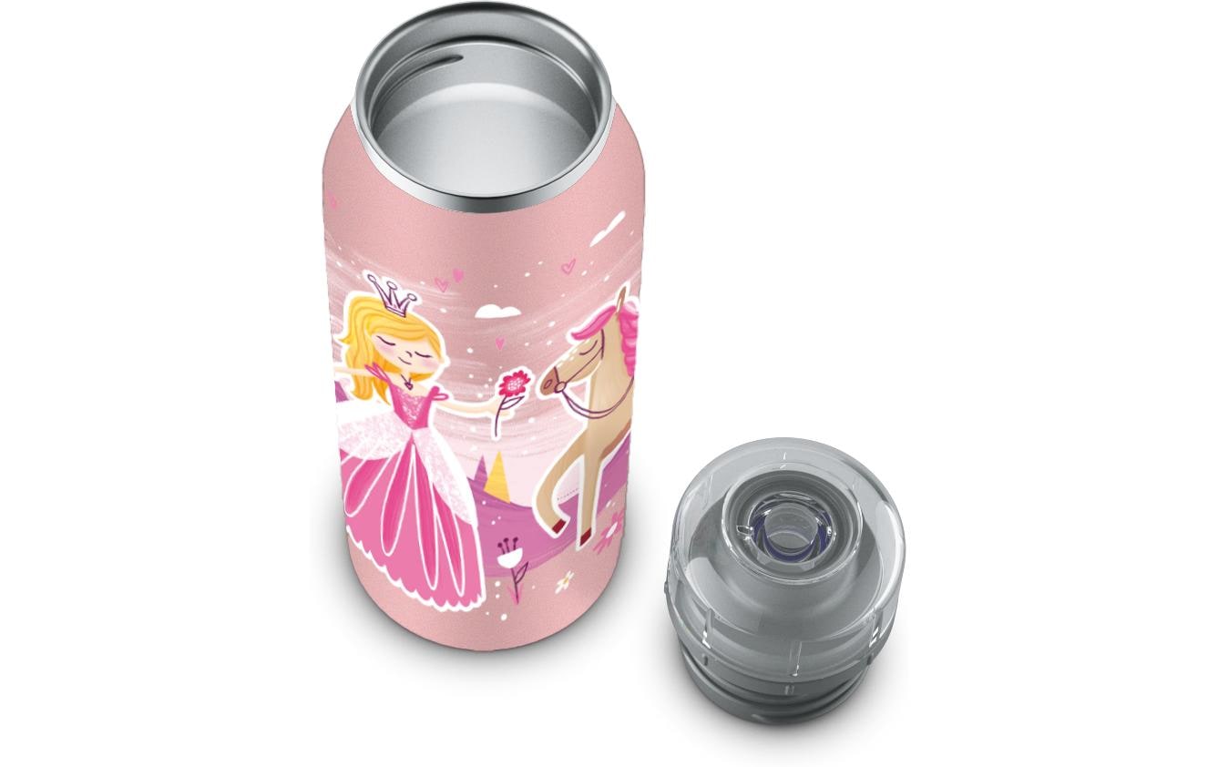Alfi Kids Isolierflasche 350 ml – Doppelwandig, Edelstahl, Schraubdeckel, Rosa