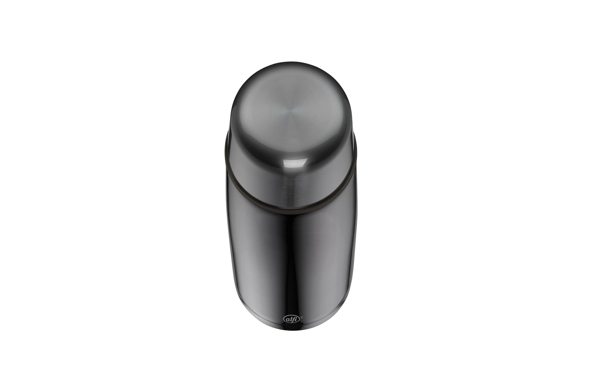 Alfi iso Therm Perf. Isolierflasche 1 l – doppelwandig, Edelstahl, Dunkelgrau