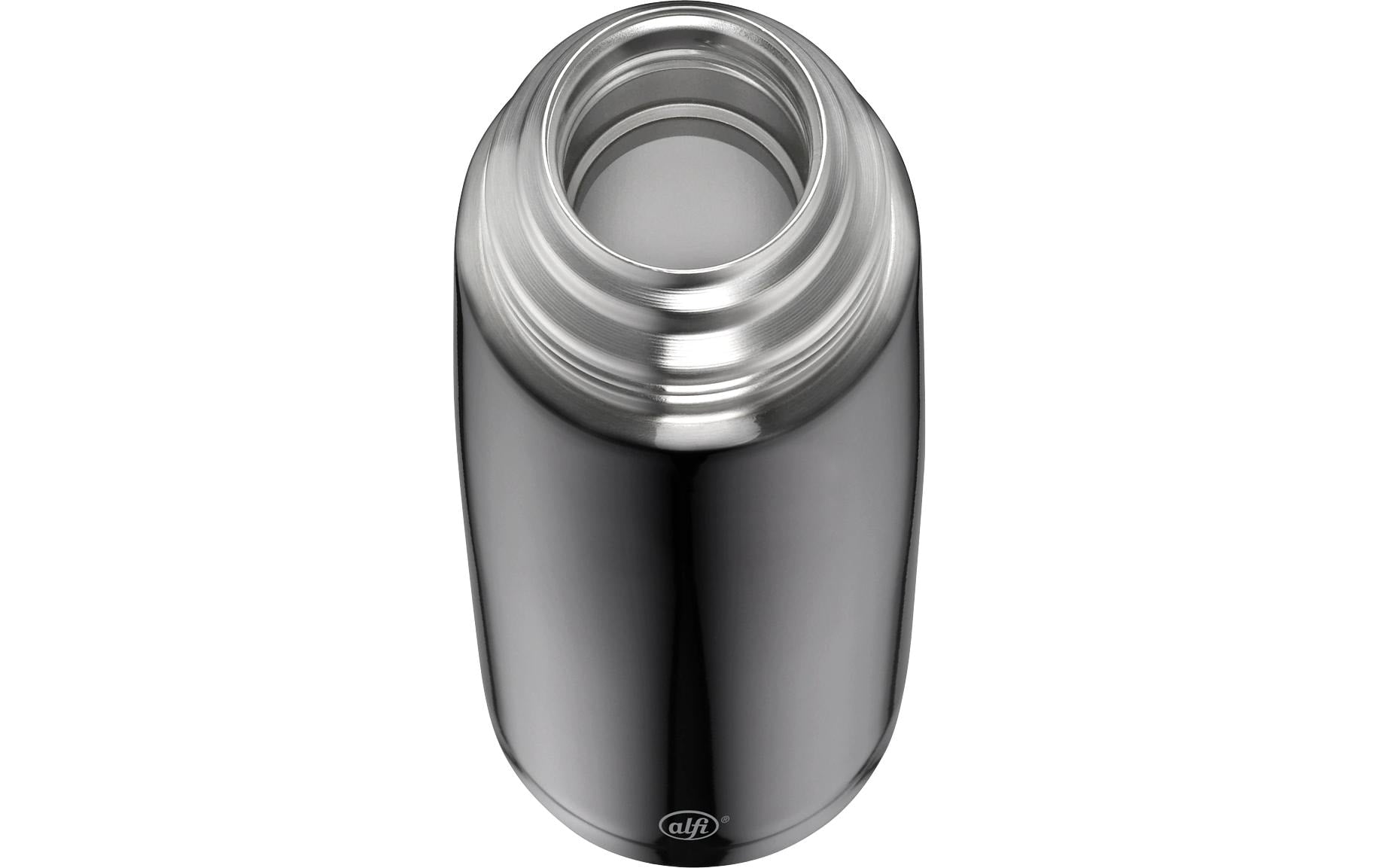 Alfi iso Therm Perf. Isolierflasche 1 l – doppelwandig, Edelstahl, Dunkelgrau