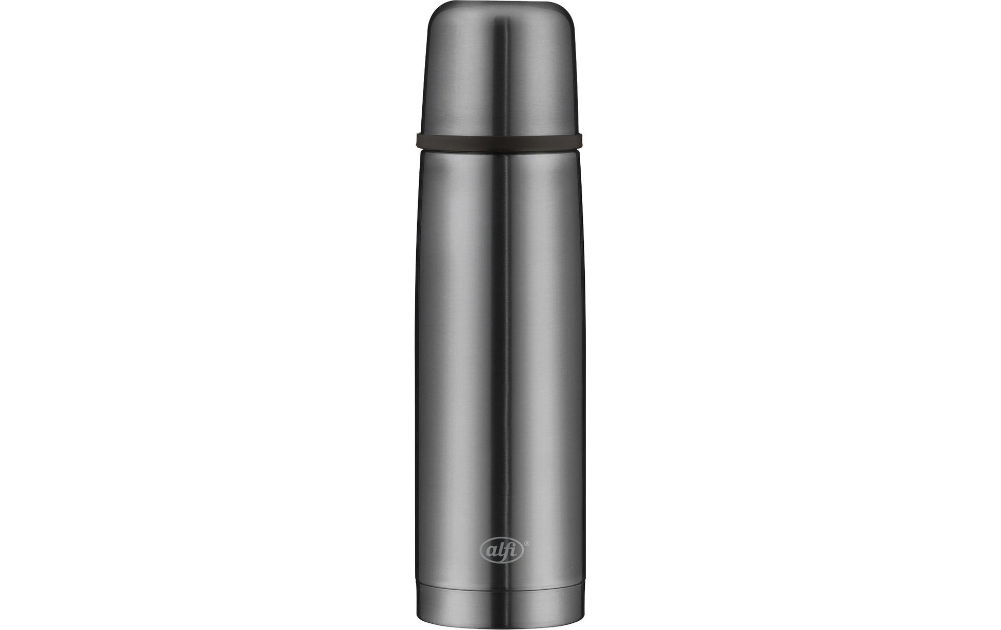 Alfi Therm Perf. Isolierflasche 500 ml – doppelwandig, Edelstahl, Dunkelgrau