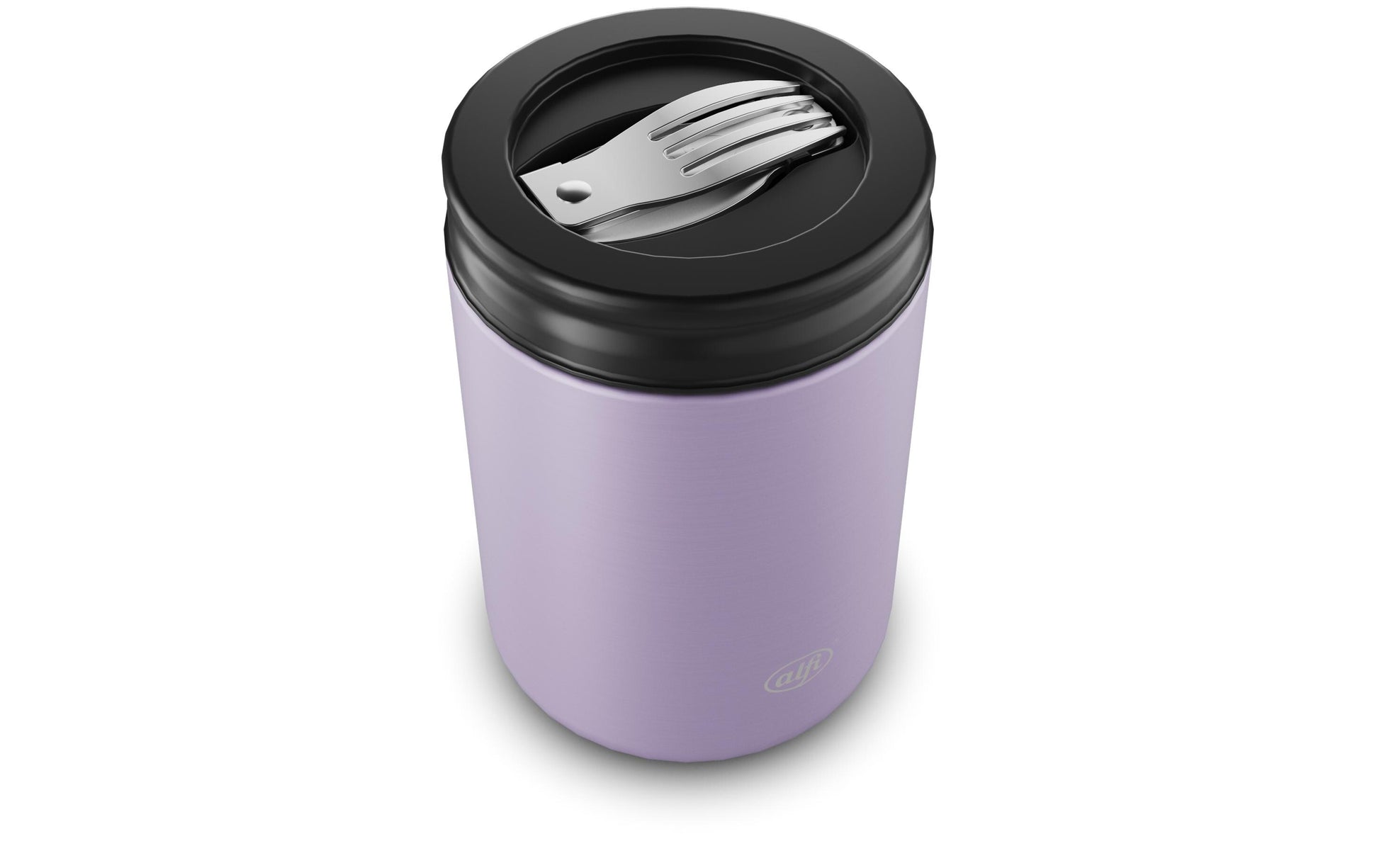 Alfi Vorratsdose 350 ml, Ø 8,8 × 13,3 cm, Edelstahl, isoliert, Lavendel