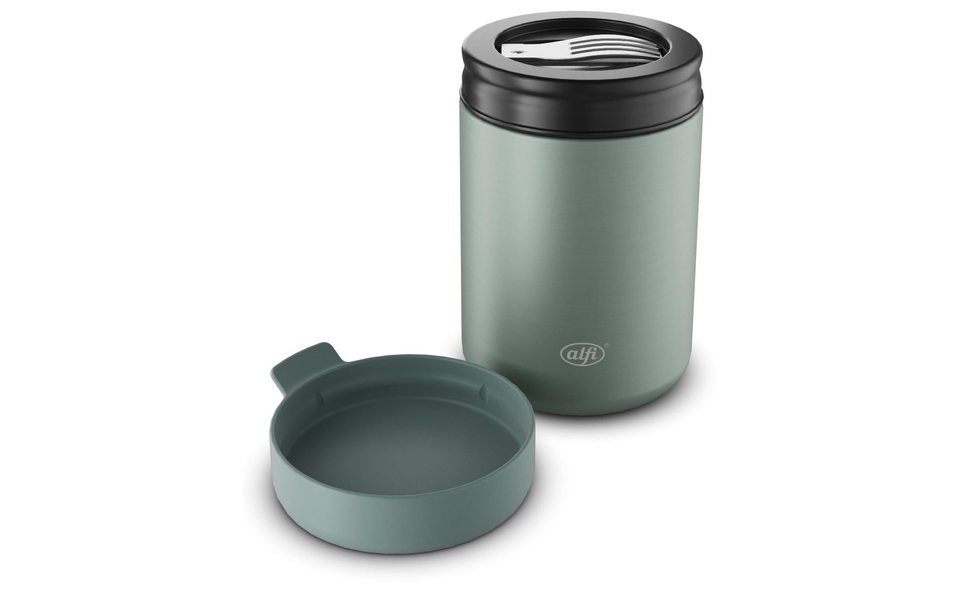 Alfi Thermobox – isoliert, luftdicht, leckdicht, bis 5 h – 0,35 l – hellgrün – Edelstahl – 1 Stk.