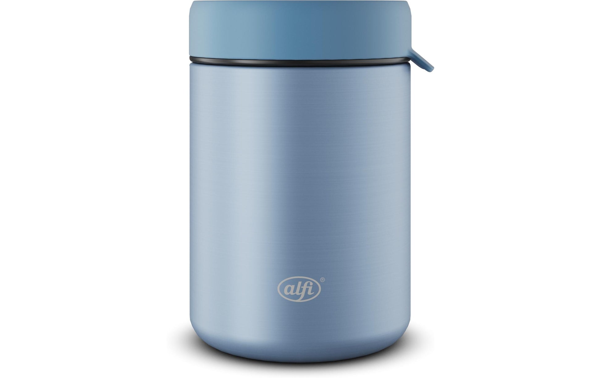 Alfi Thermobox – 350 ml, 8,8 × 8,8 × 13,3 cm, Edelstahl, Hellblau, mit Schwenkverschluss
