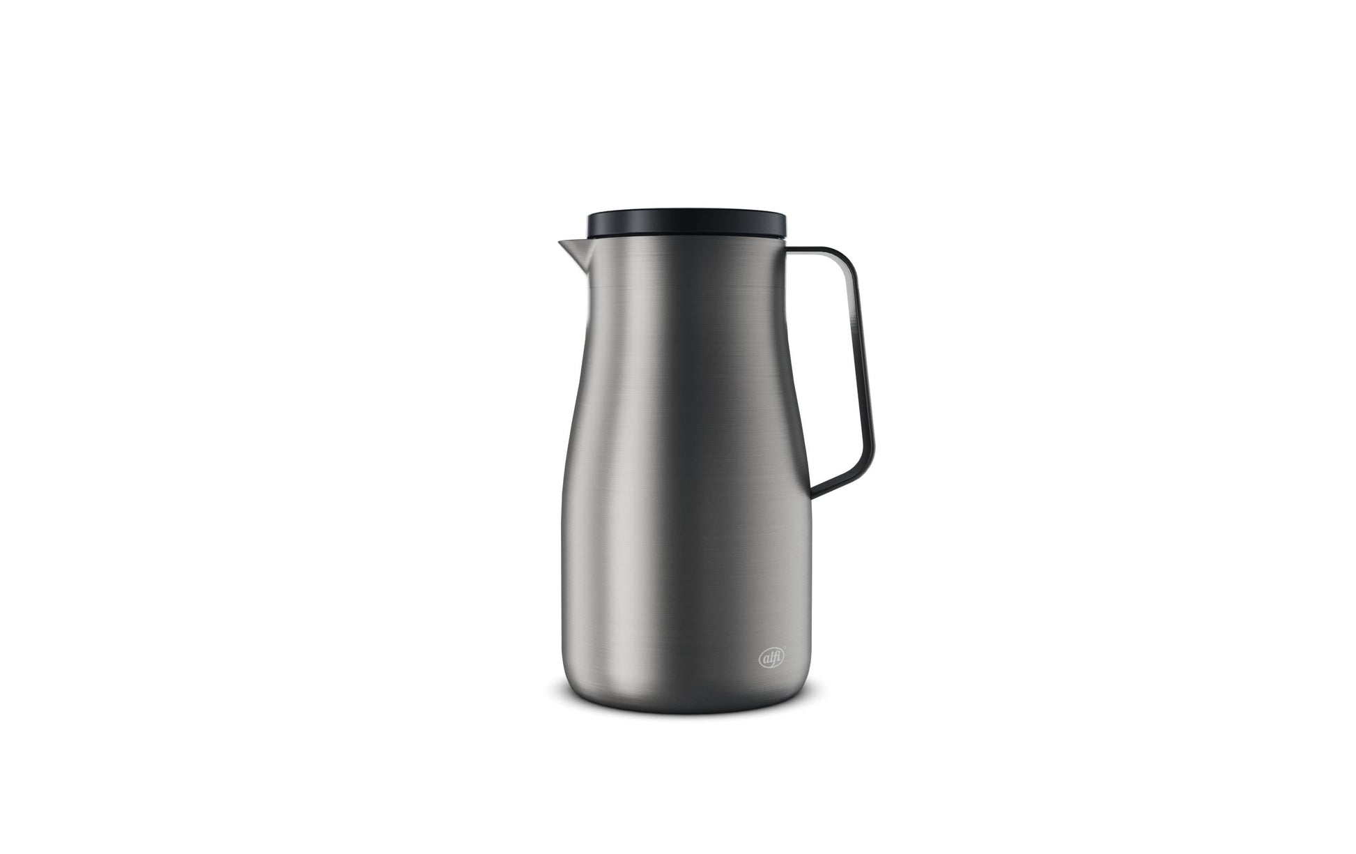Alfi Thermoskanne Studio – 1 l, Edelstahl, Dunkelgrau, H 22,3 cm