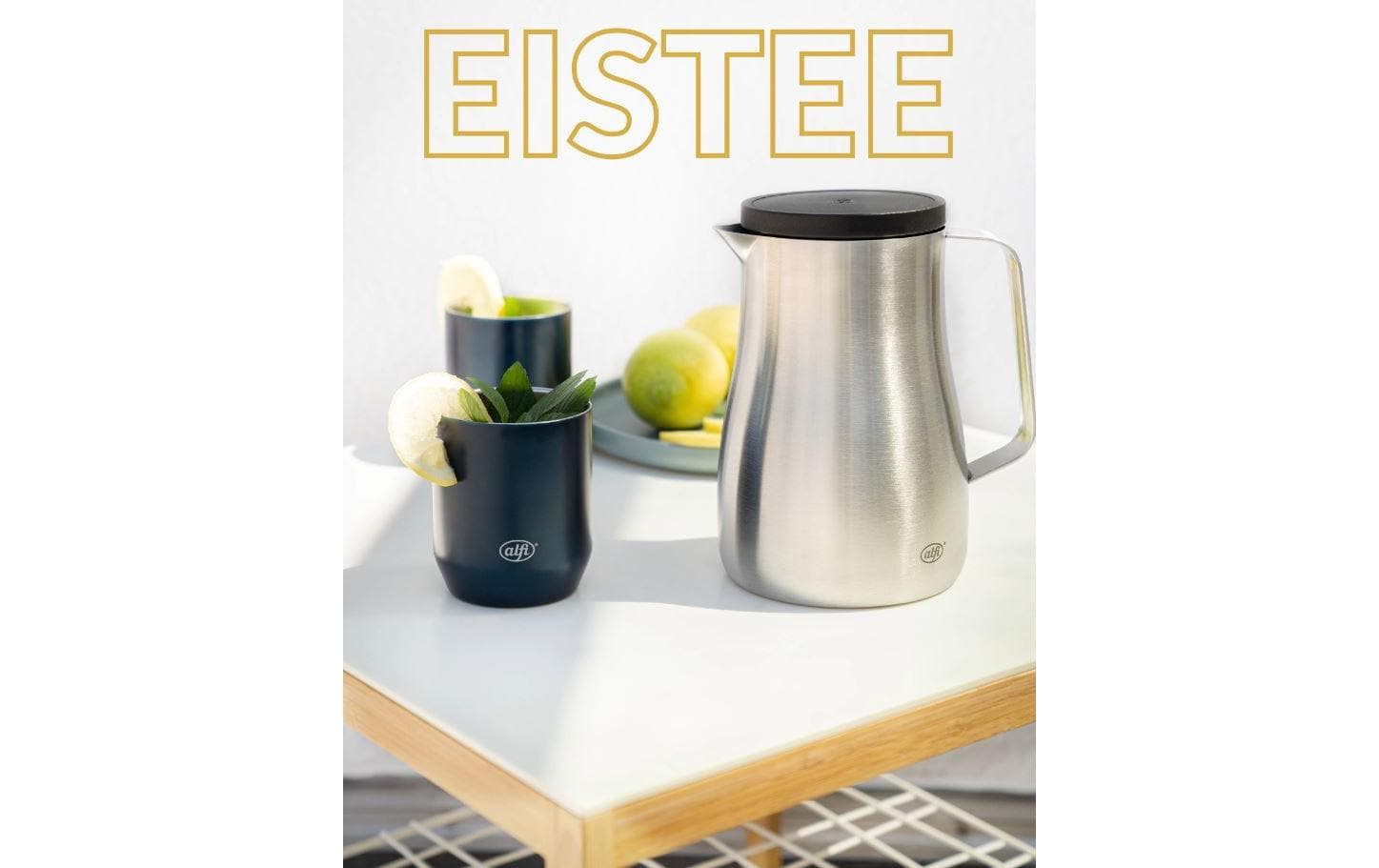 Alfi Thermoskanne Studio – 700 ml, 14,9 × 12,0 × 18,1 cm, Edelstahl, vakuumisoliert, auslaufsicher