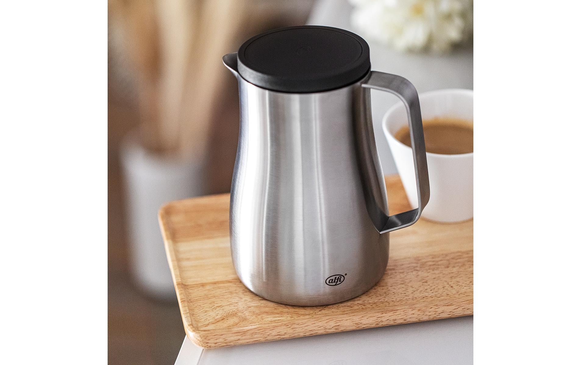 Alfi Thermoskanne Studio – 700 ml, 14,9 × 12,0 × 18,1 cm, Edelstahl, vakuumisoliert, auslaufsicher