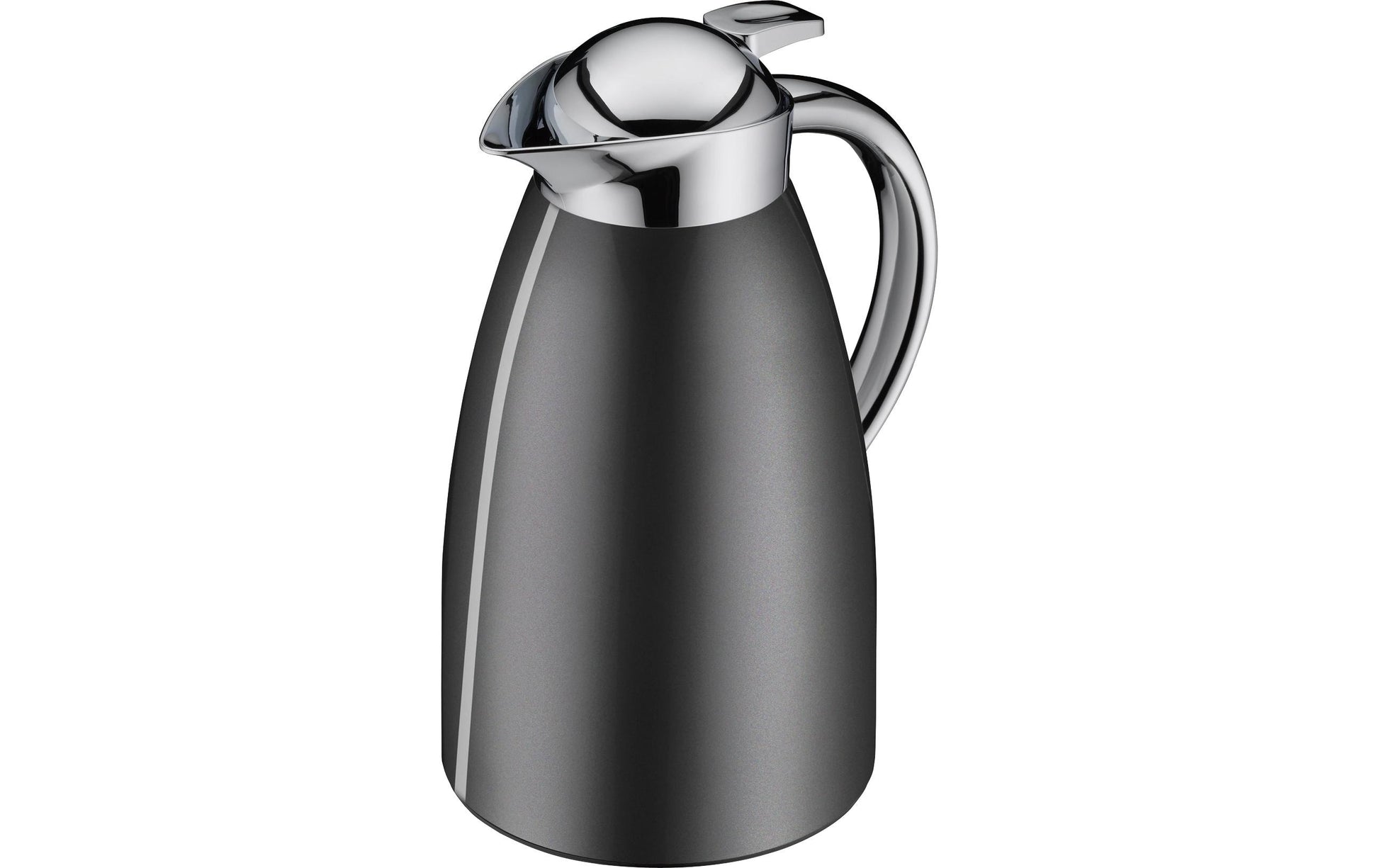 Alfi Thermoskanne Signo – 1 l, Ø 4,5 cm, H 26,5 cm, Edelstahl, Schiefer, mit Deckel, vakuumisoliert