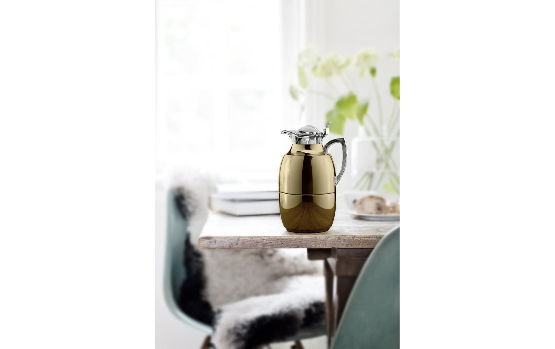 Alfi Thermoskanne Juwel – 1,0 l, Edelstahl, Gold