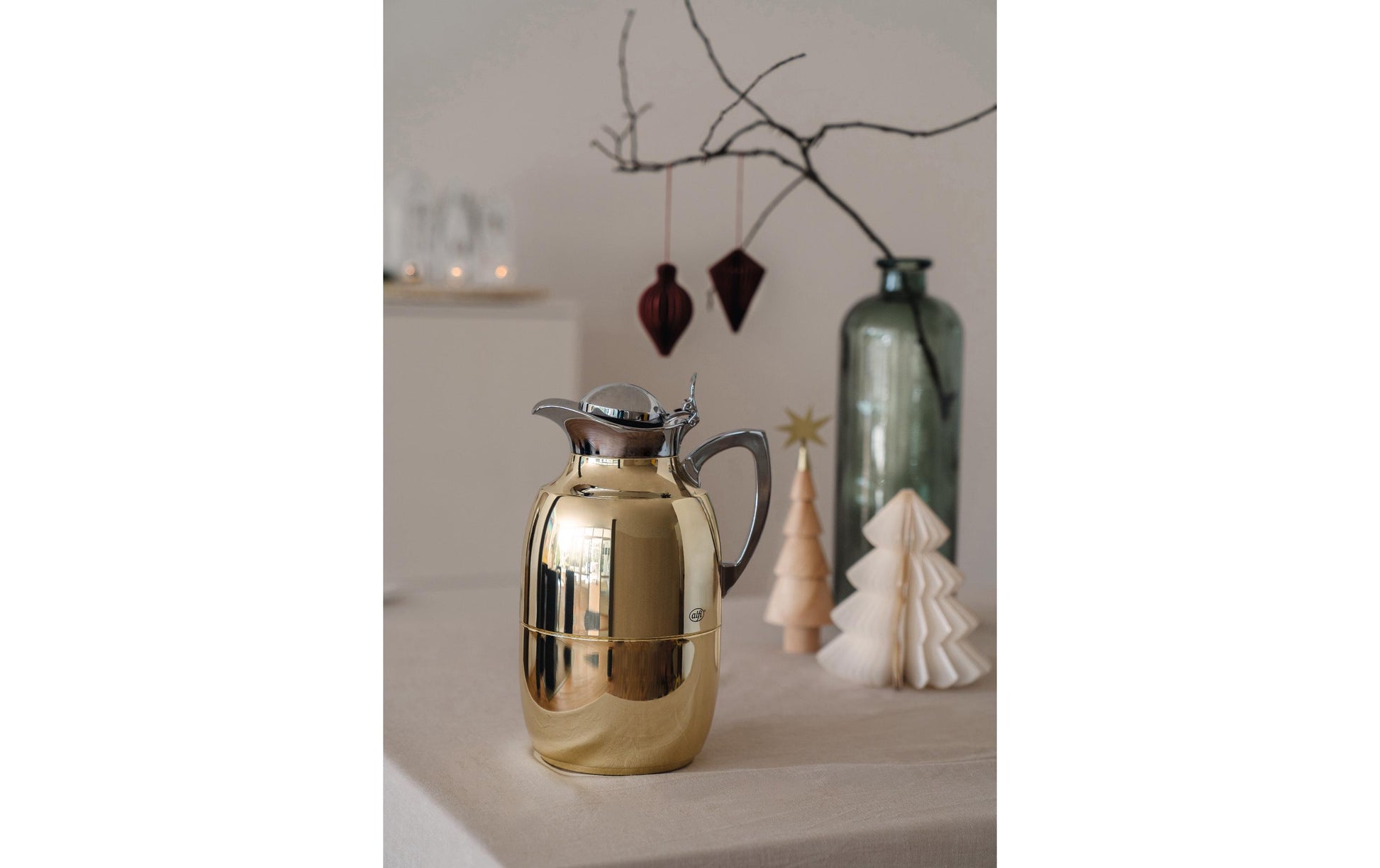 Alfi Thermoskanne Juwel – 1,0 l, Edelstahl, Gold