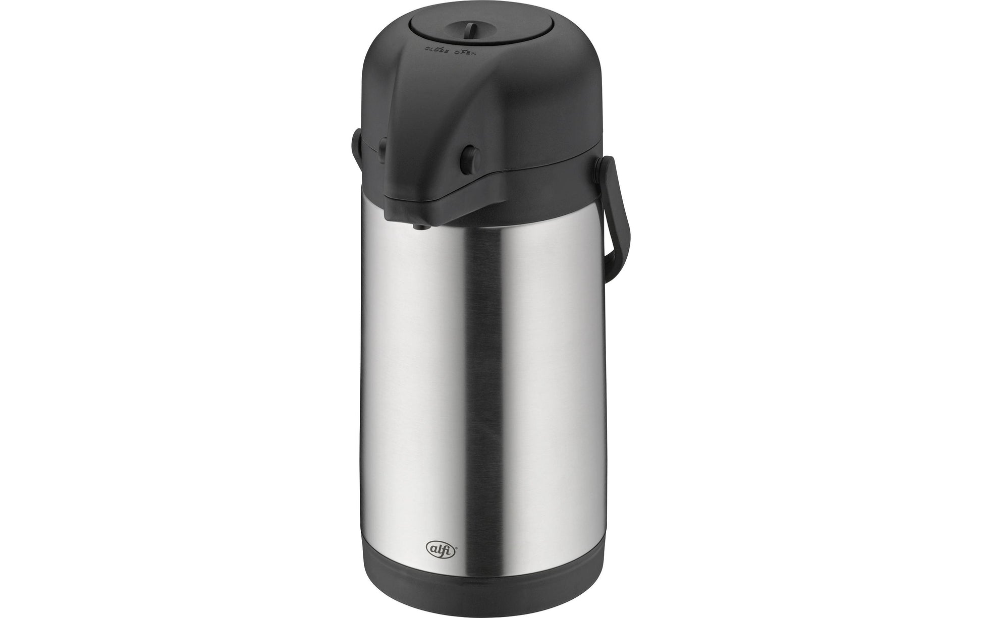 Alfi Thermoskanne – 2,5 l, Ø 16,8 cm, Edelstahl, Abnehmbarer Deckel, Vakuum-isoliert
